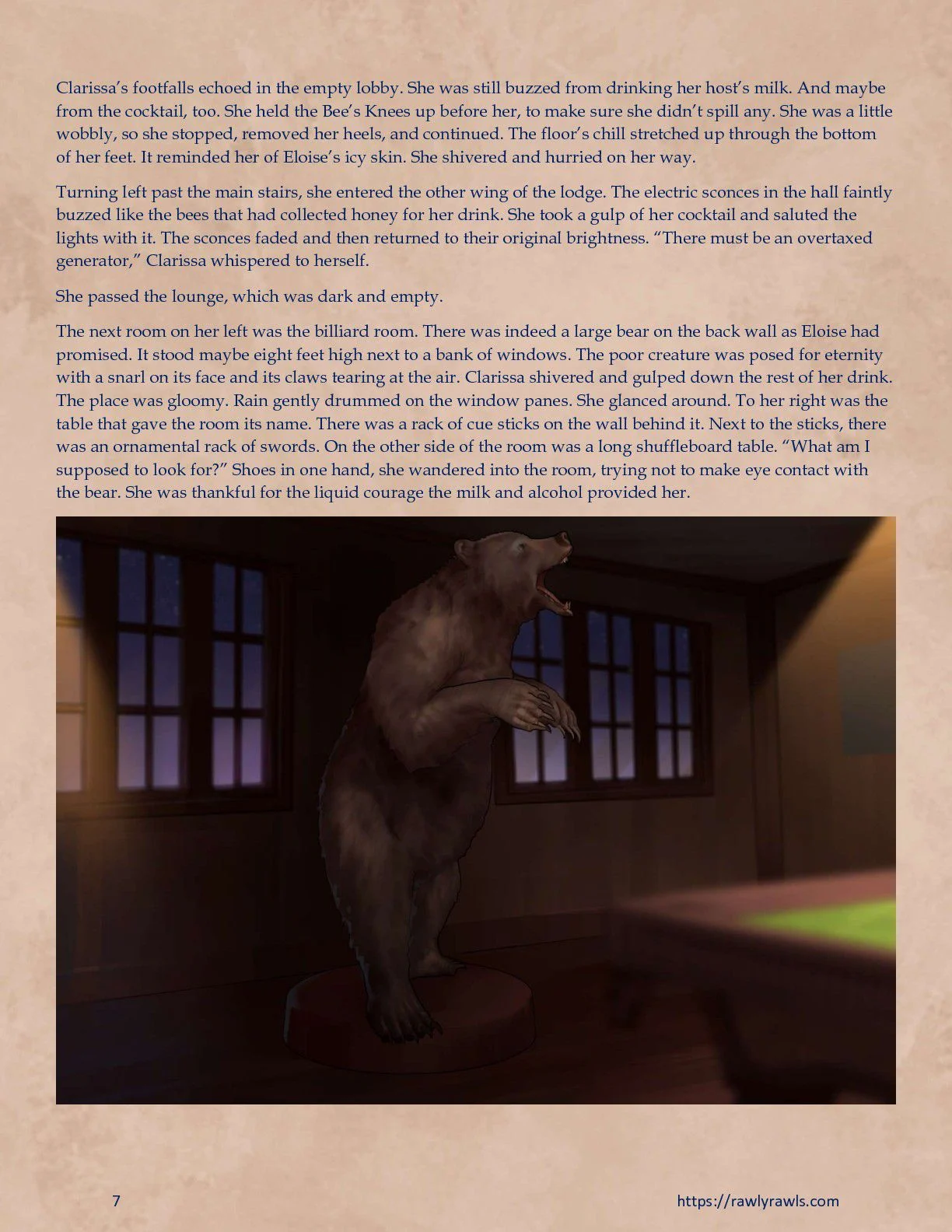 Murder At Palmer Lodge [Laimov , RawlyRawls] - Chapter 4 — Page 7