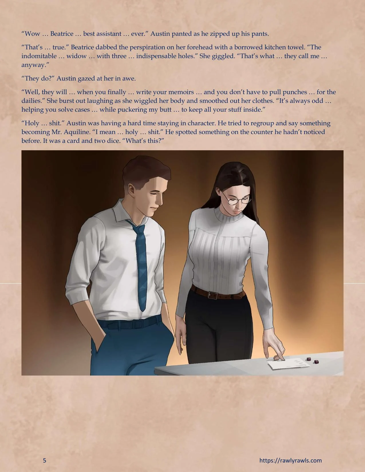 Murder At Palmer Lodge [Laimov , RawlyRawls] - Chapter 7 — Page 5