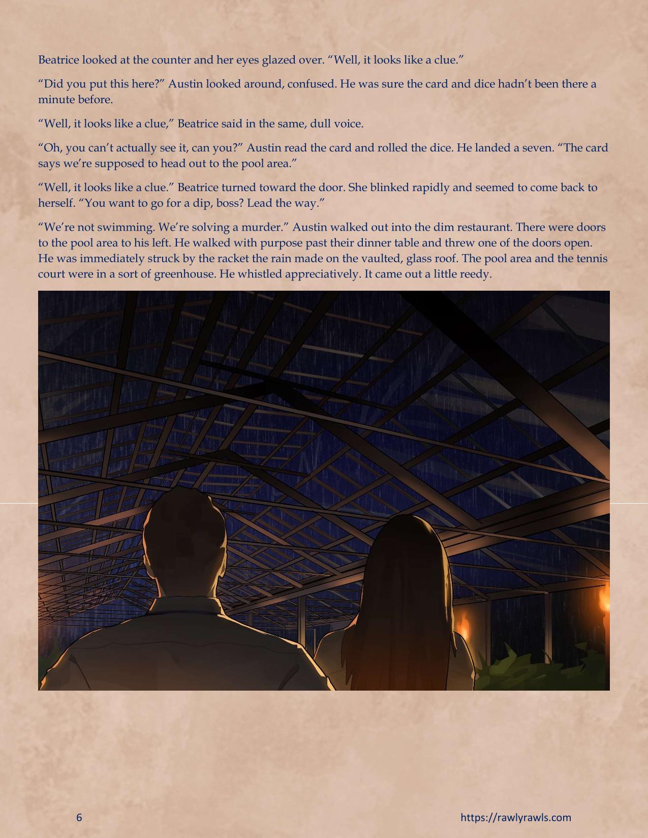 Murder At Palmer Lodge [Laimov , RawlyRawls] - Chapter 7 — Page 6