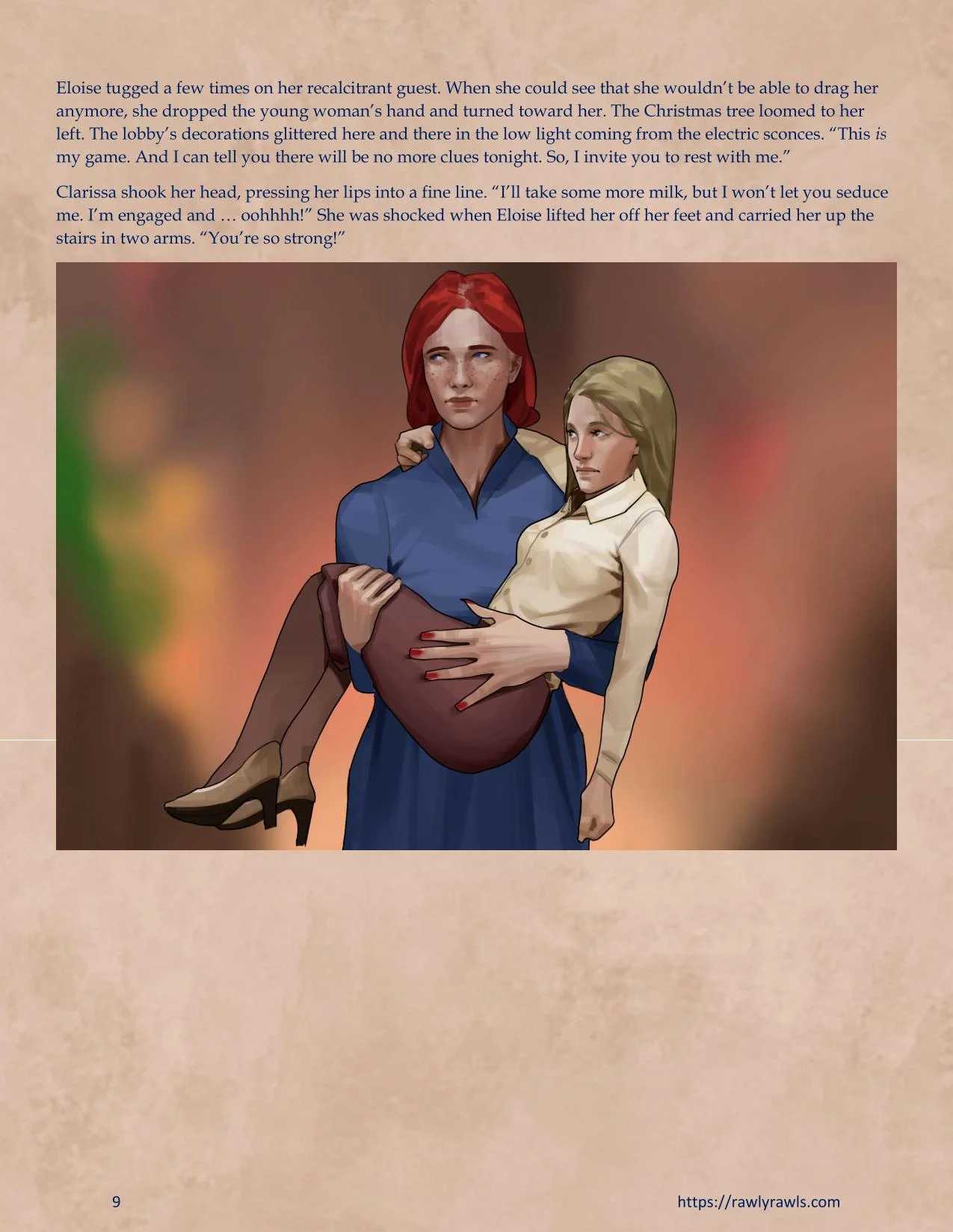 Murder At Palmer Lodge [Laimov , RawlyRawls] - Chapter 8 — Page 9