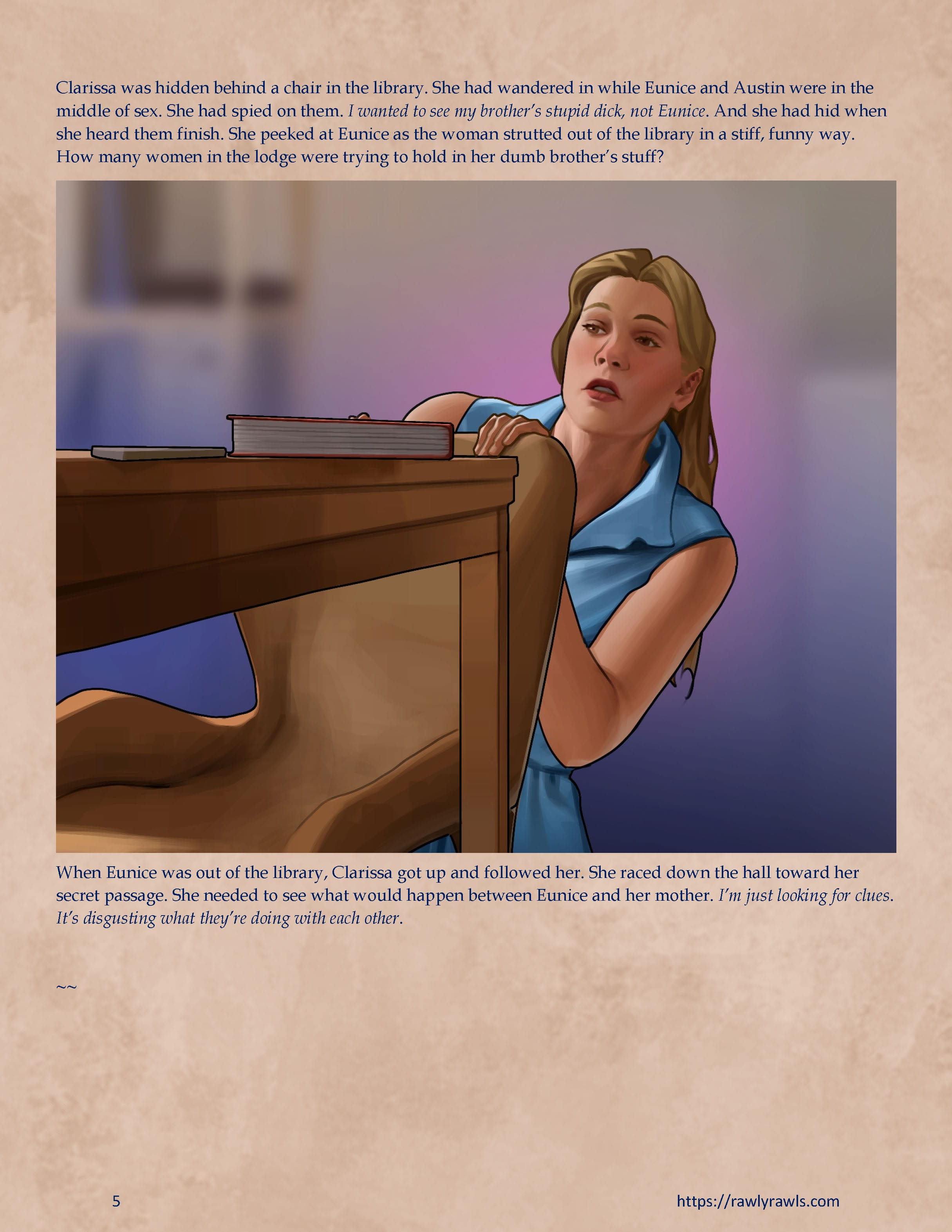 Murder At Palmer Lodge [Laimov , RawlyRawls] - Chapter 15 — Page 5