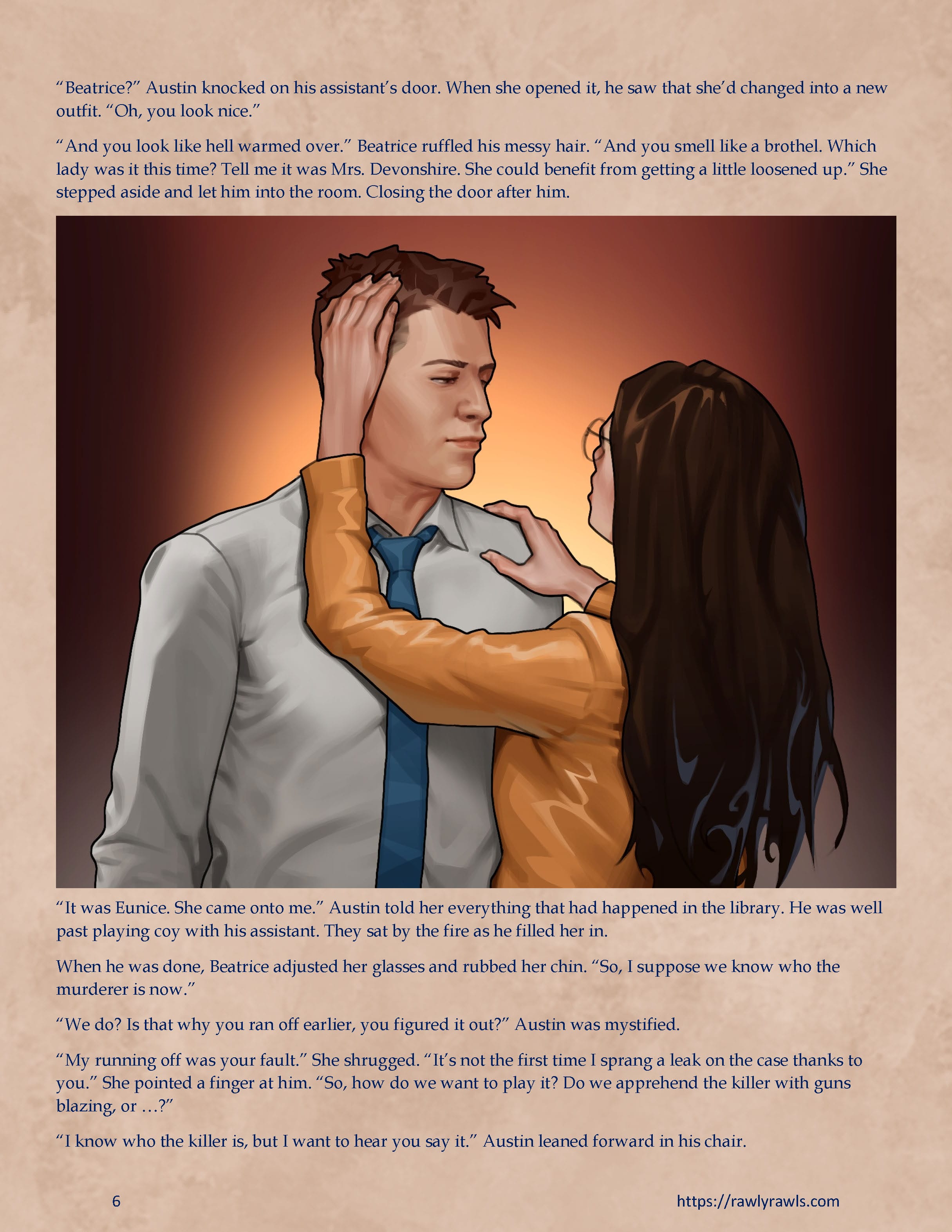 Murder At Palmer Lodge [Laimov , RawlyRawls] - Chapter 15 — Page 6