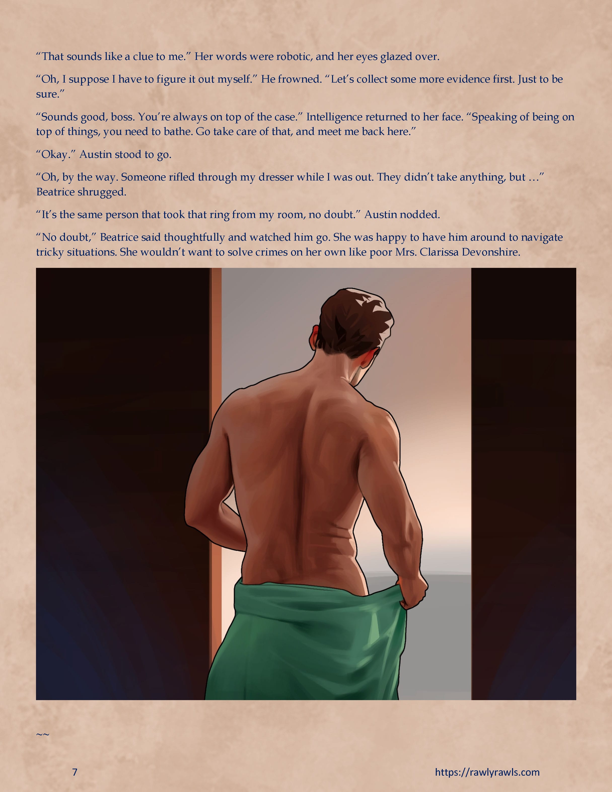 Murder At Palmer Lodge [Laimov , RawlyRawls] - Chapter 15 — Page 7