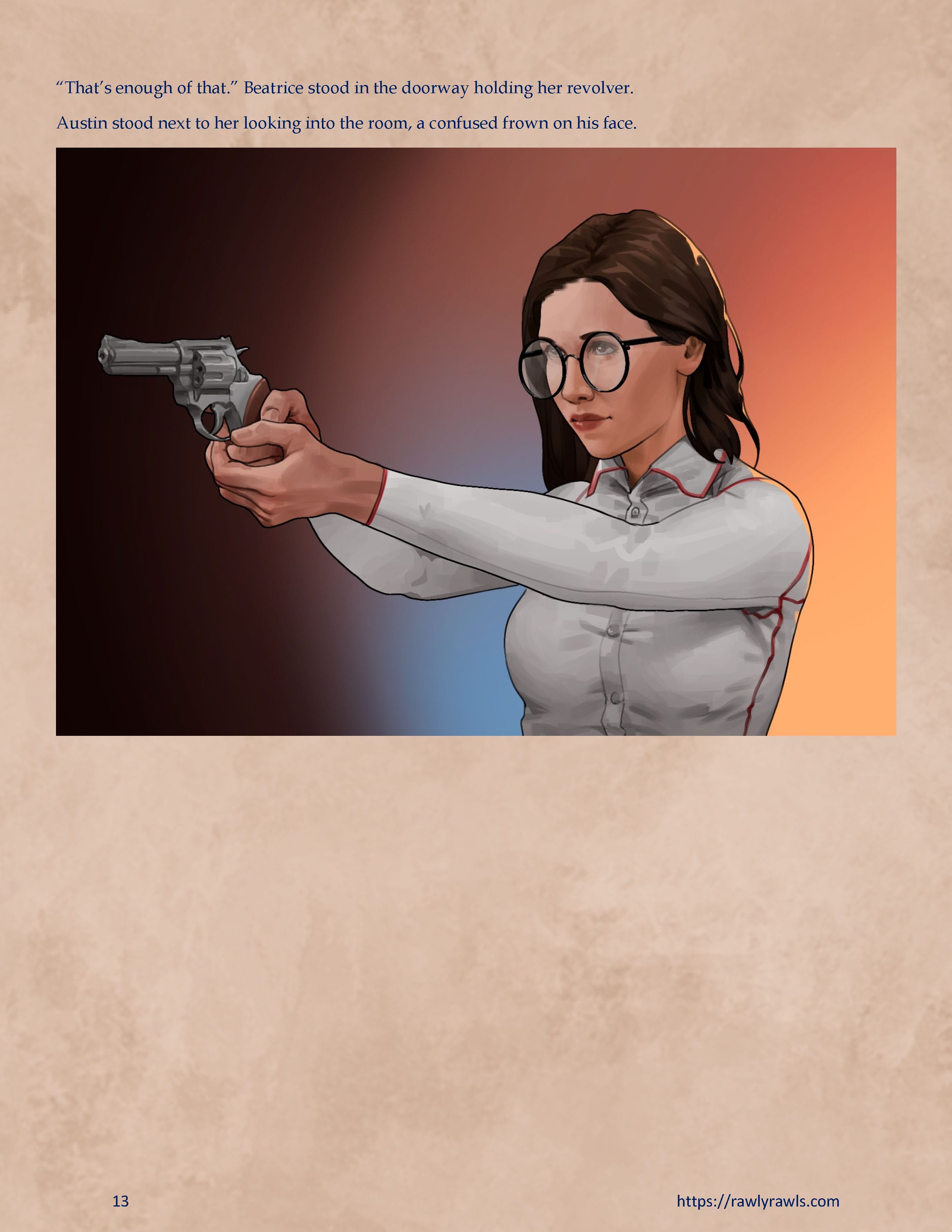 Murder At Palmer Lodge [Laimov , RawlyRawls] - Chapter 17 — Page 13