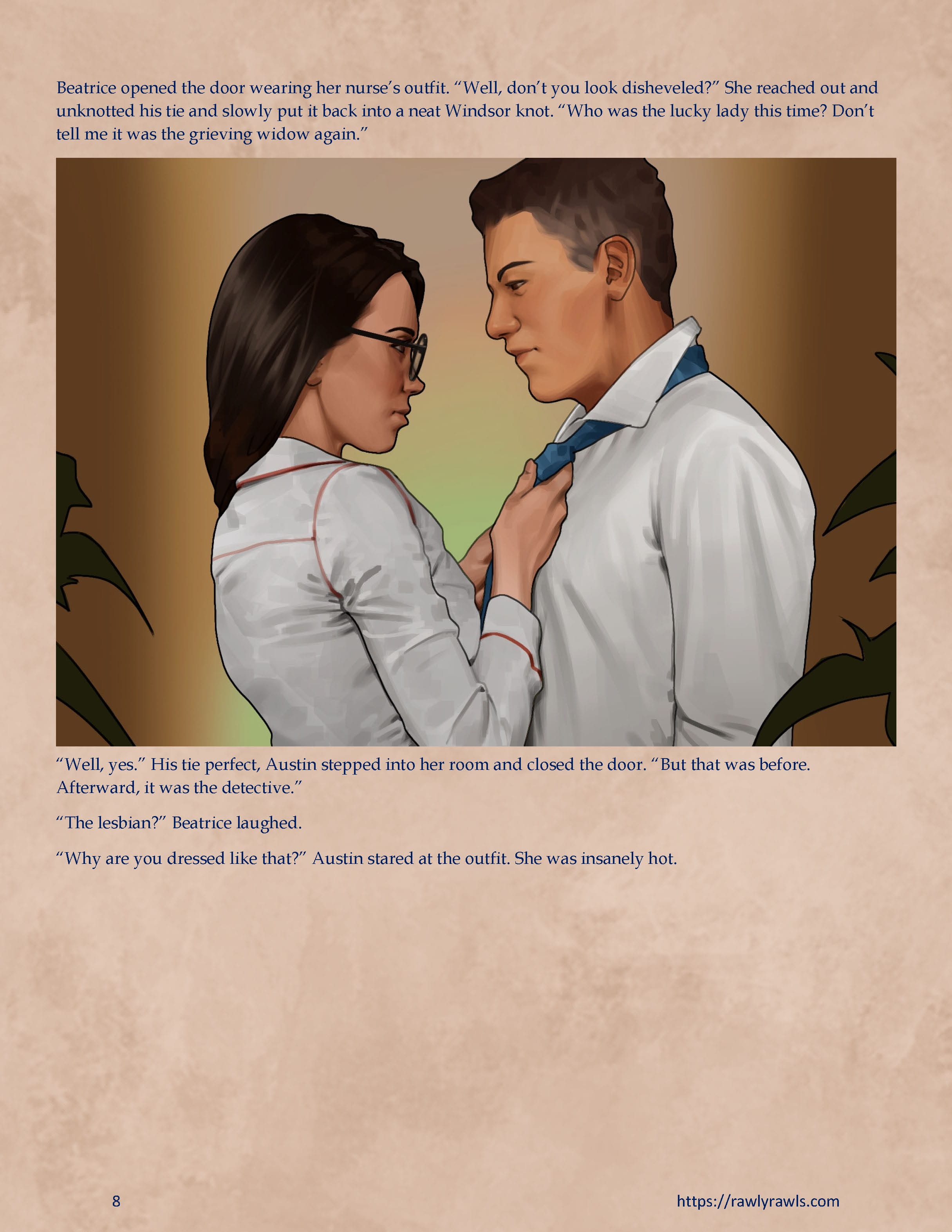 Murder At Palmer Lodge [Laimov , RawlyRawls] - Chapter 17 — Page 8