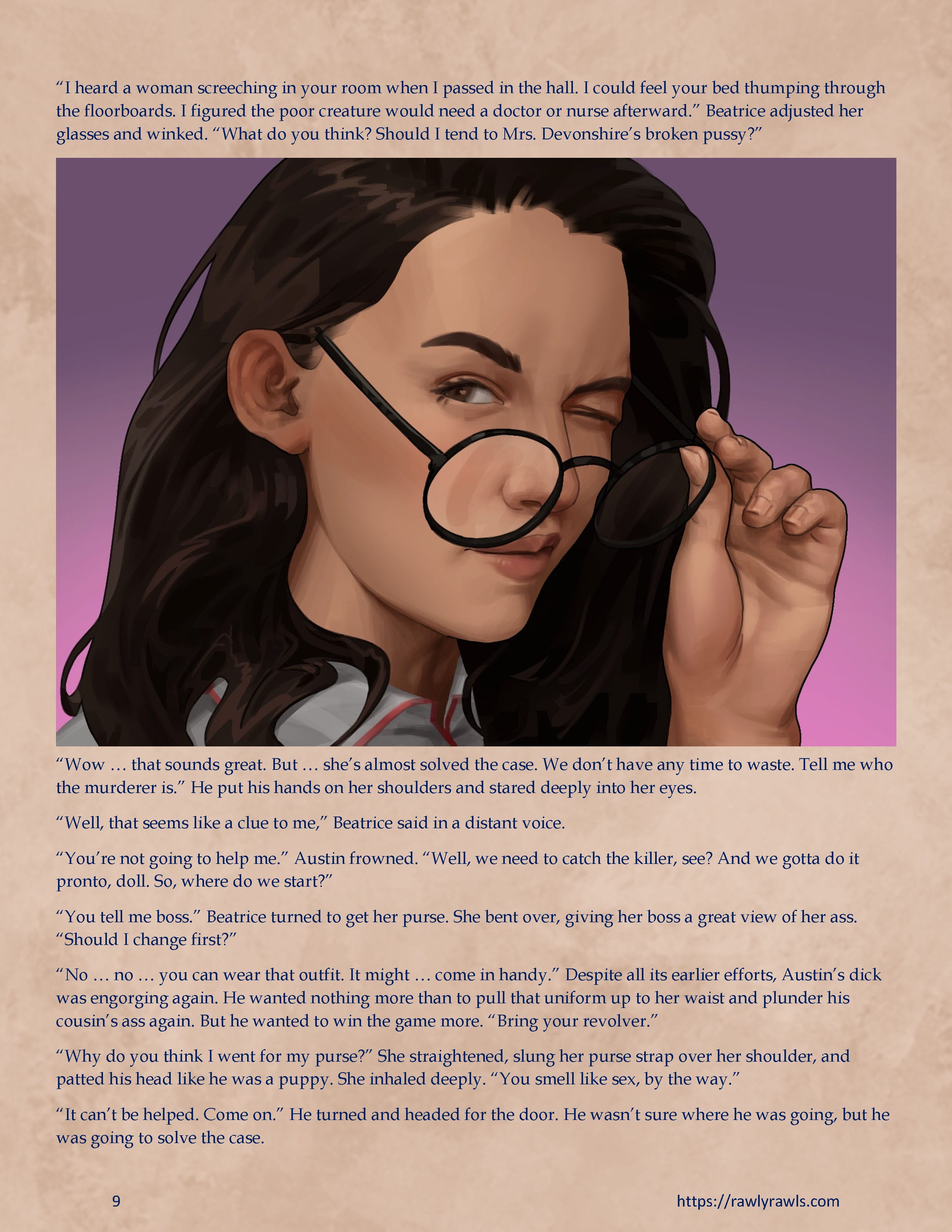 Murder At Palmer Lodge [Laimov , RawlyRawls] - Chapter 17 — Page 9