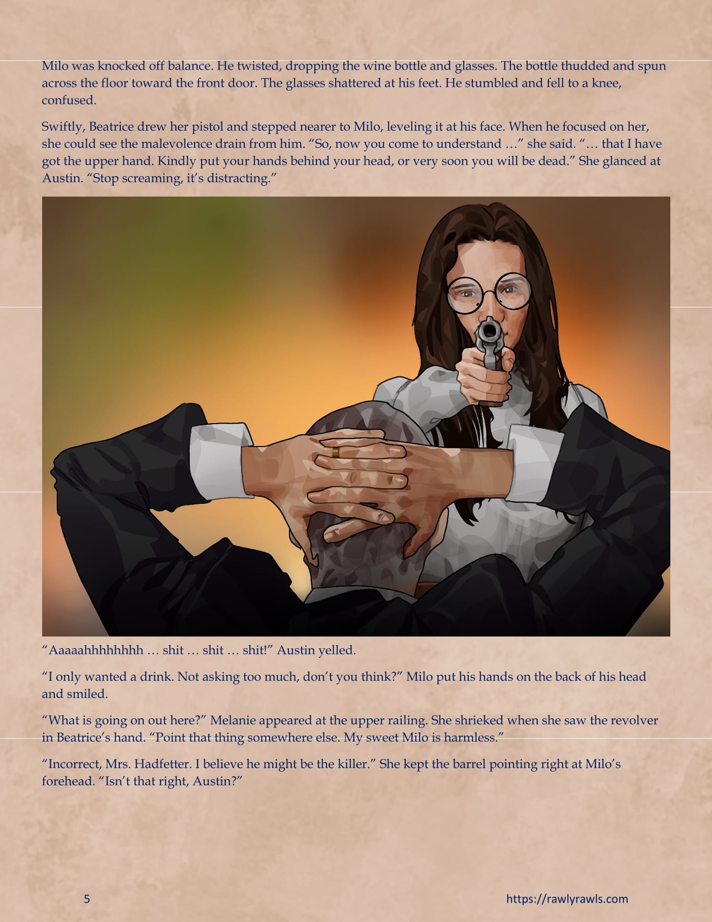 Murder At Palmer Lodge [Laimov , RawlyRawls] - Chapter 12 — Page 5