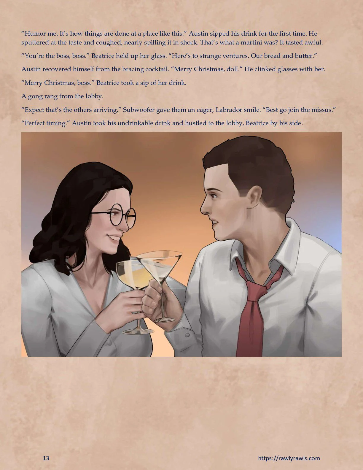 Murder At Palmer Lodge [Laimov , RawlyRawls] - Chapter 2 — Page 13