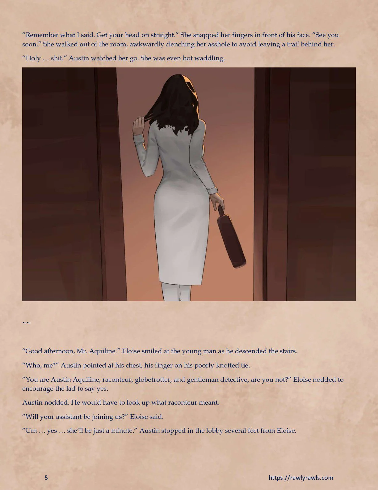 Murder At Palmer Lodge [Laimov , RawlyRawls] - Chapter 2 — Page 5