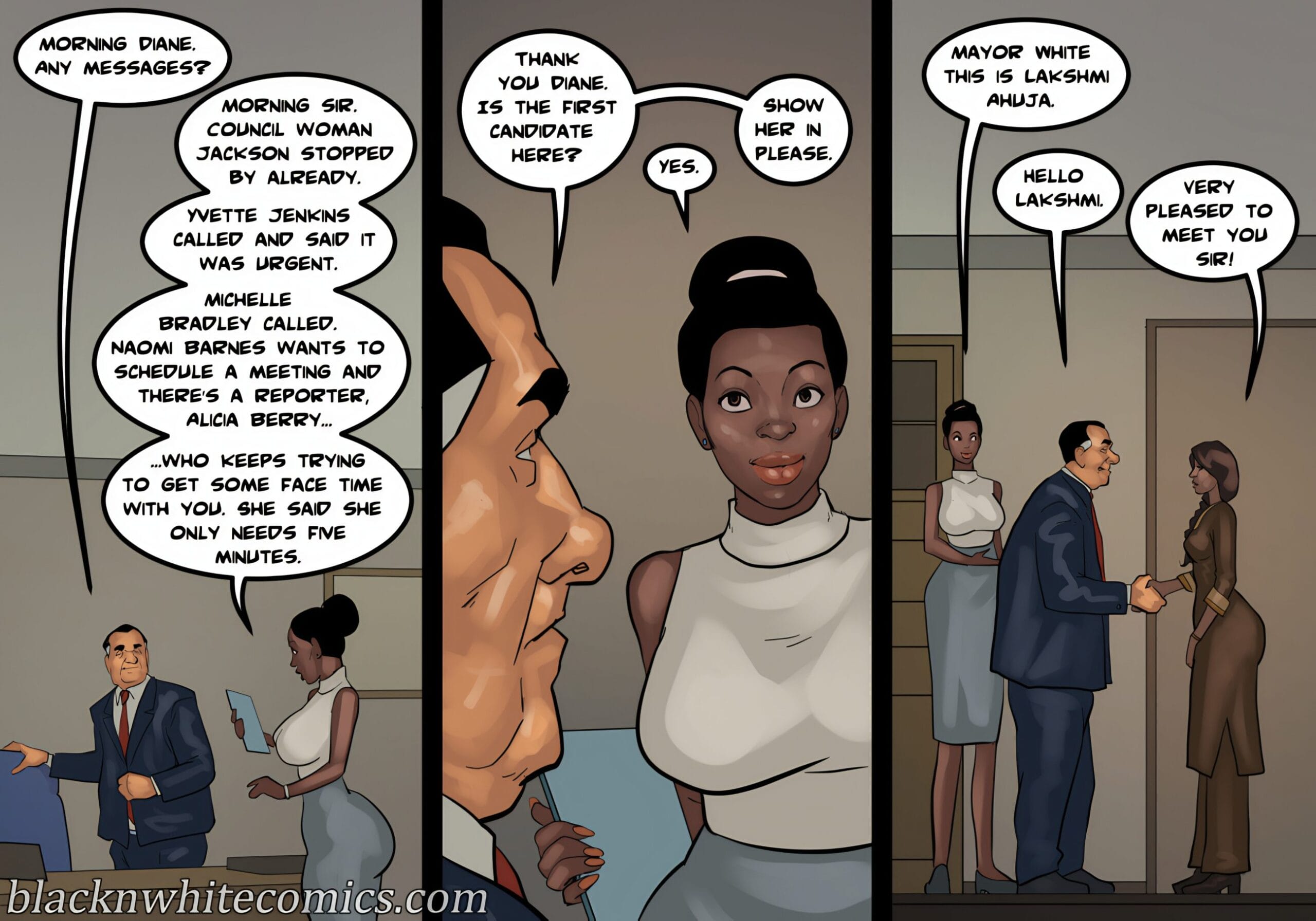 The Mayor [BlackNWhiteComics] - Chapter 6 — Page 85