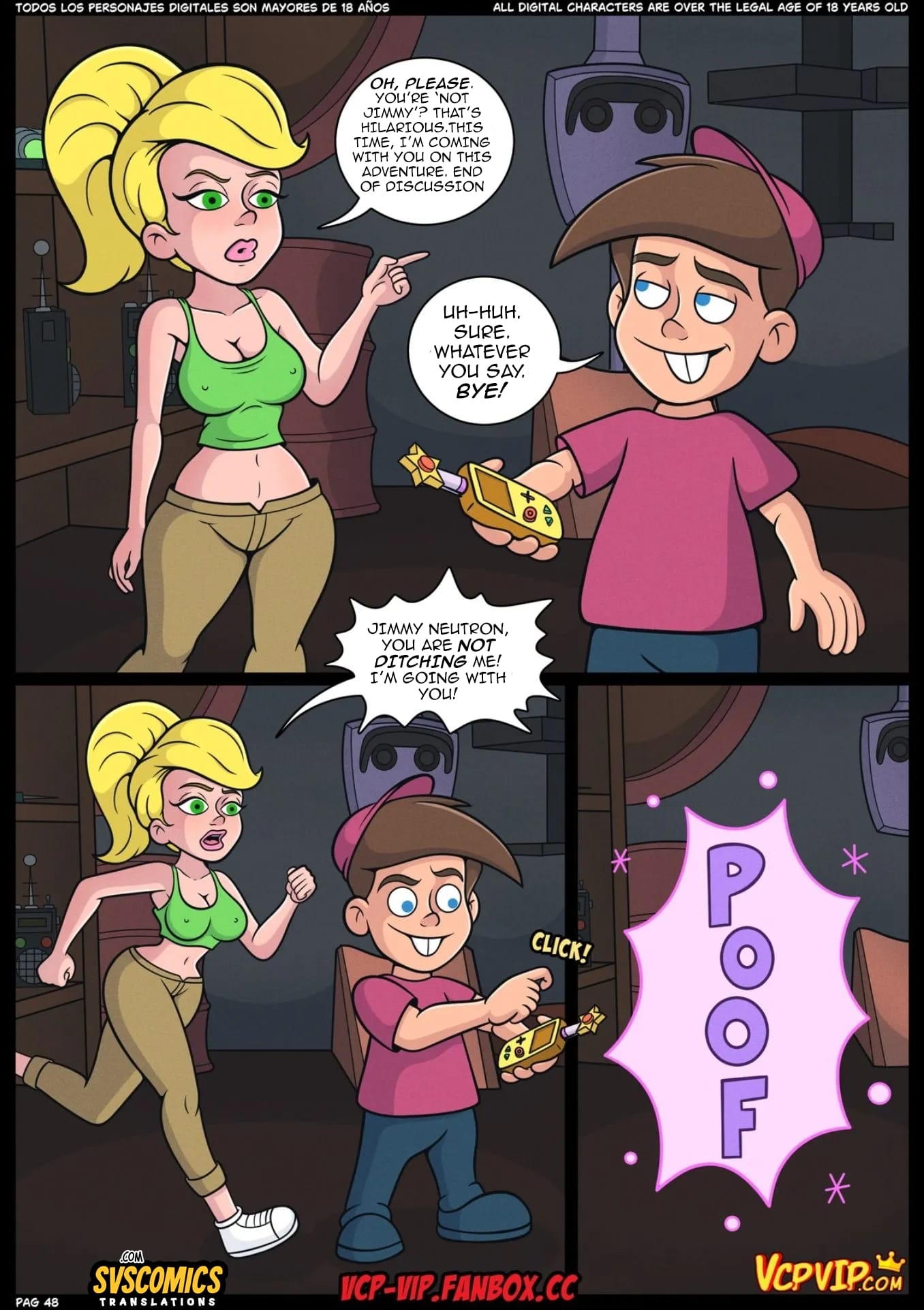 Jimmy Timmy - Sex Power Hour (The Fairly OddParents , The Adventures of Jimmy Neutron) [Majin King , VCP] - Chapter 1 — Page 49