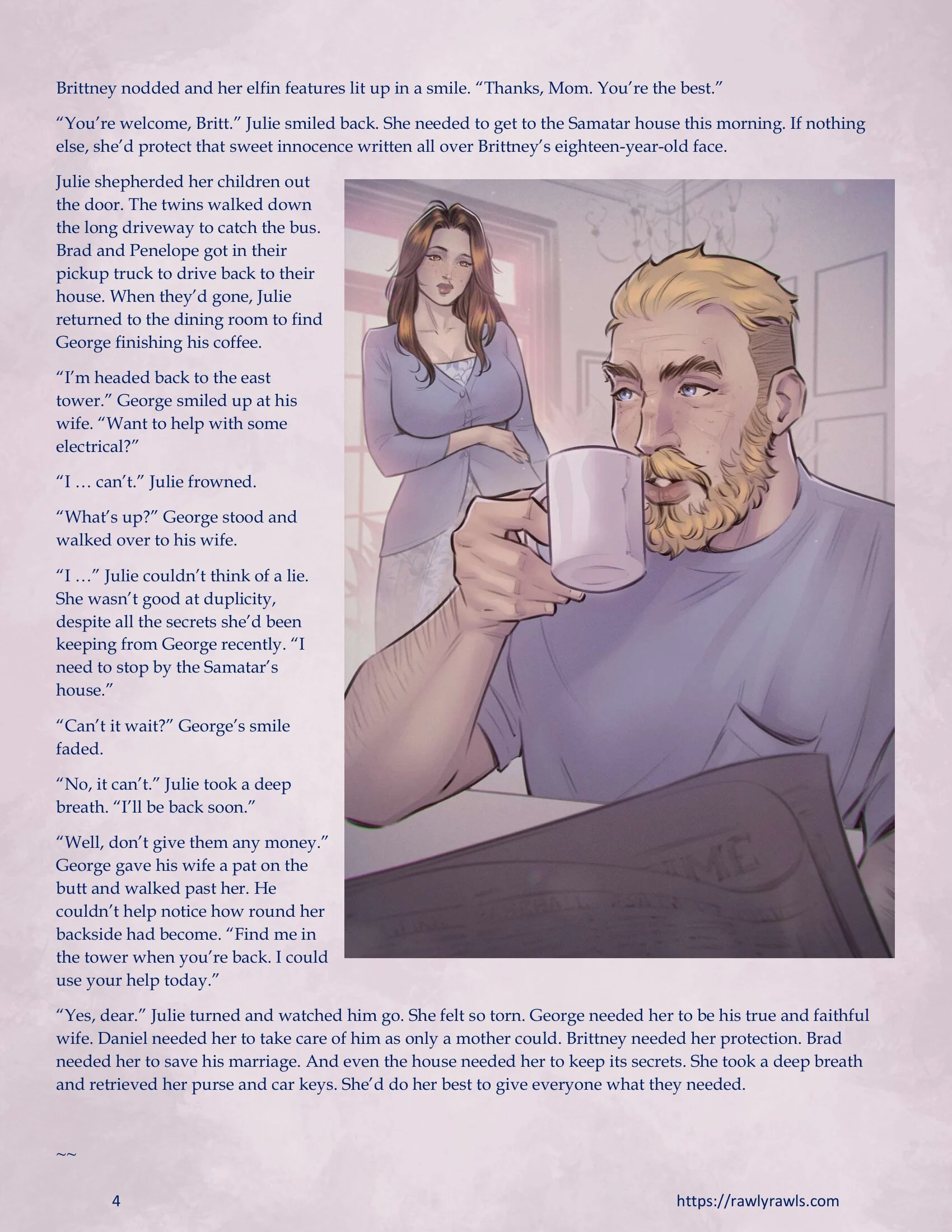 The Haunting Of Palmer Mansion [TenderMindd , RawlyRawls] - Chapter 9.1 — Page 4