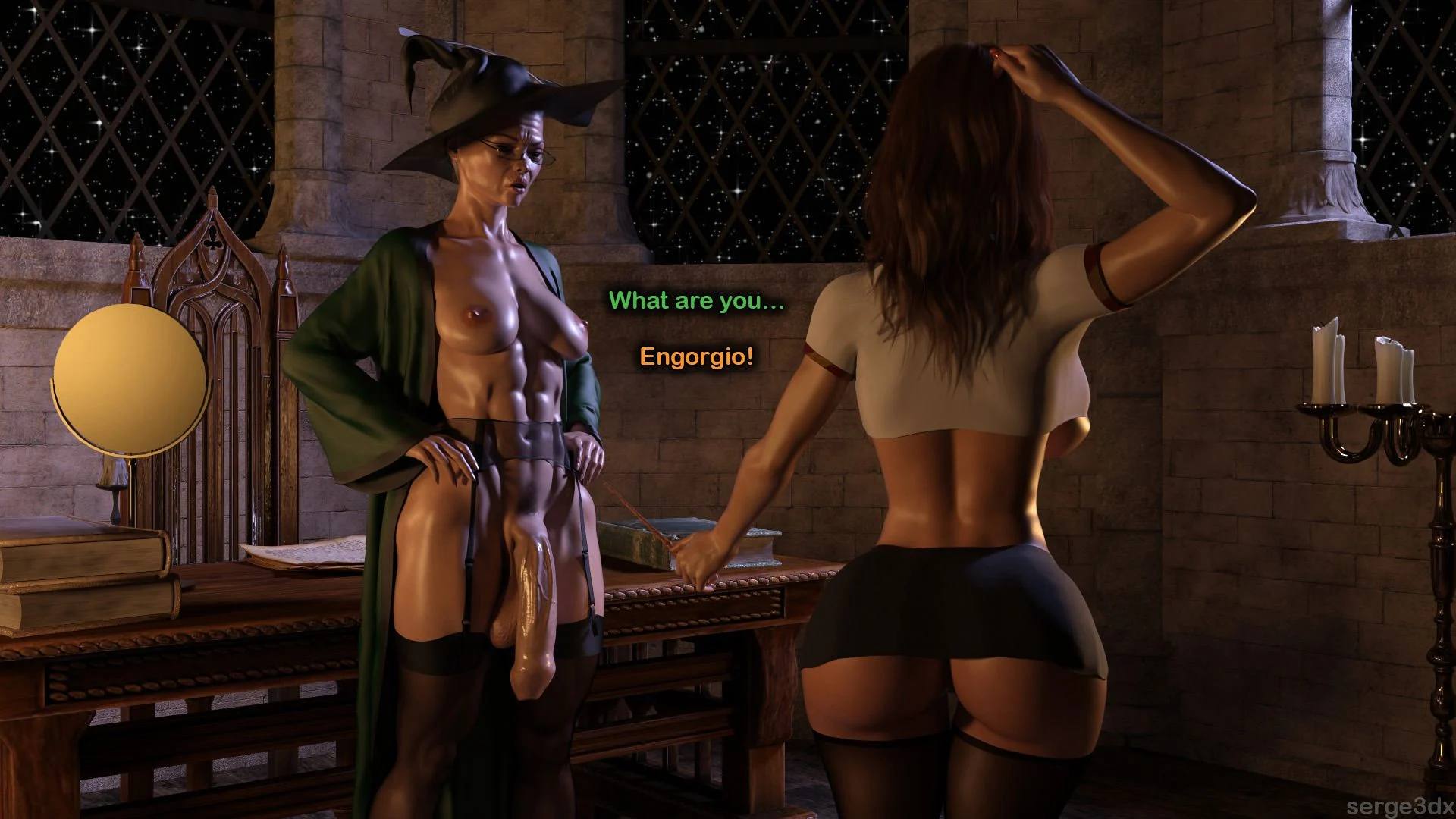 Hermione Granger and the Professor's Wand (Harry Potter) [Serge3DX] - Chapter 1 — Page 122