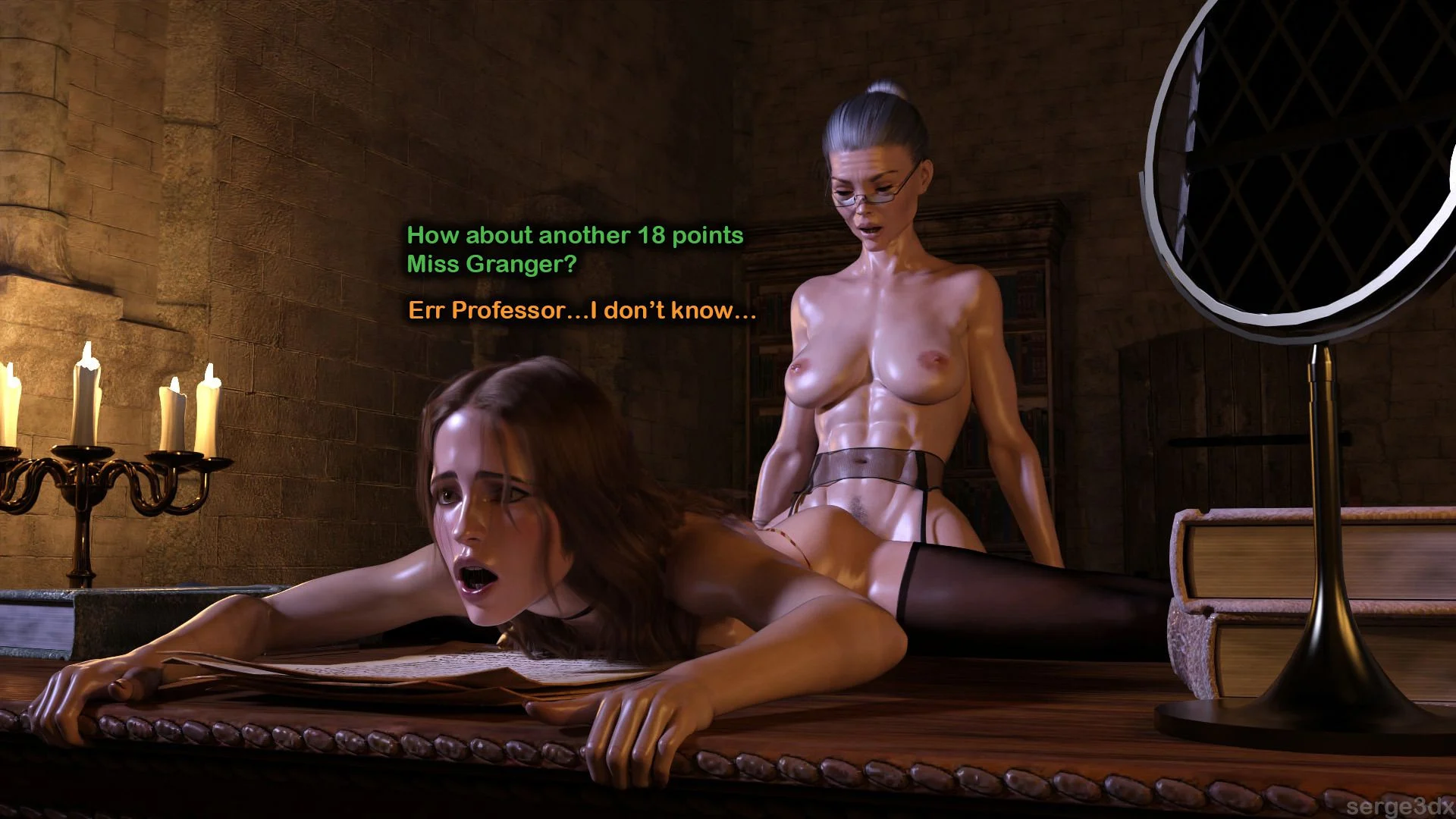 Hermione Granger and the Professor's Wand (Harry Potter) [Serge3DX] - Chapter 1 — Page 65