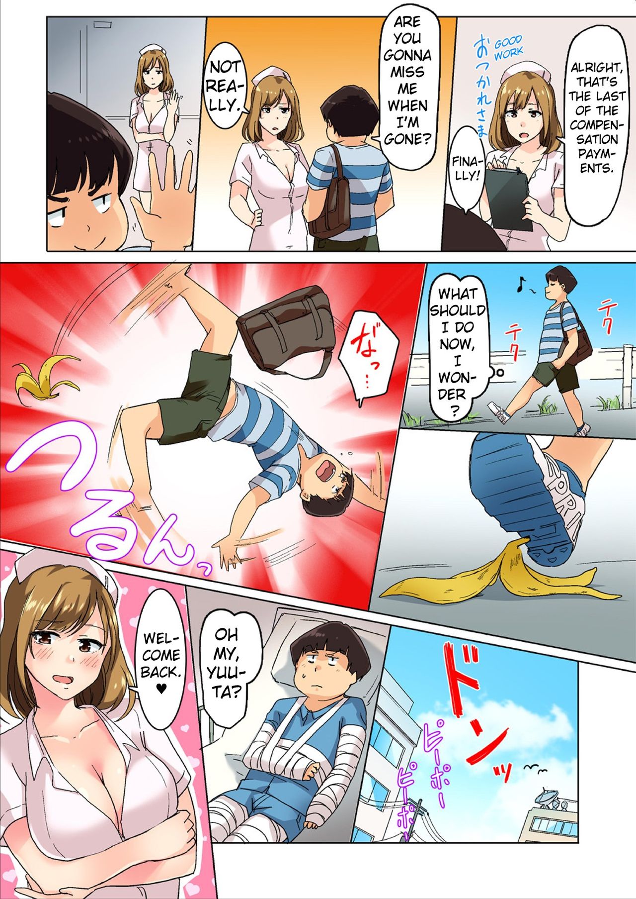 Agonizing Edging Treatment by the Sundome Nurse!? This Isn't Sex, It's an Injection [Wakamatsu] - Chapter 1 — Page 49