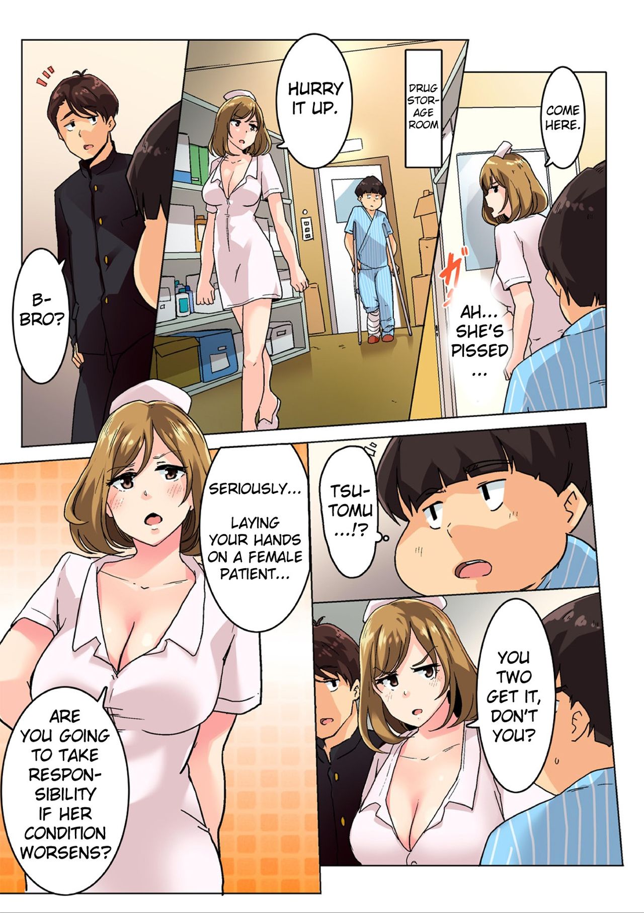 Agonizing Edging Treatment by the Sundome Nurse!? This Isn't Sex, It's an Injection [Wakamatsu] - Chapter 1 — Page 82