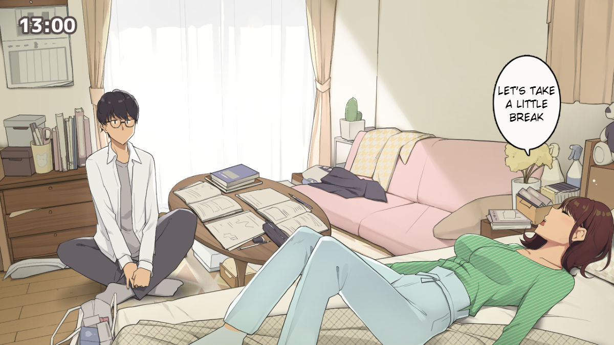 Preparing for exam with my friend - Chapter 1 — Page 5