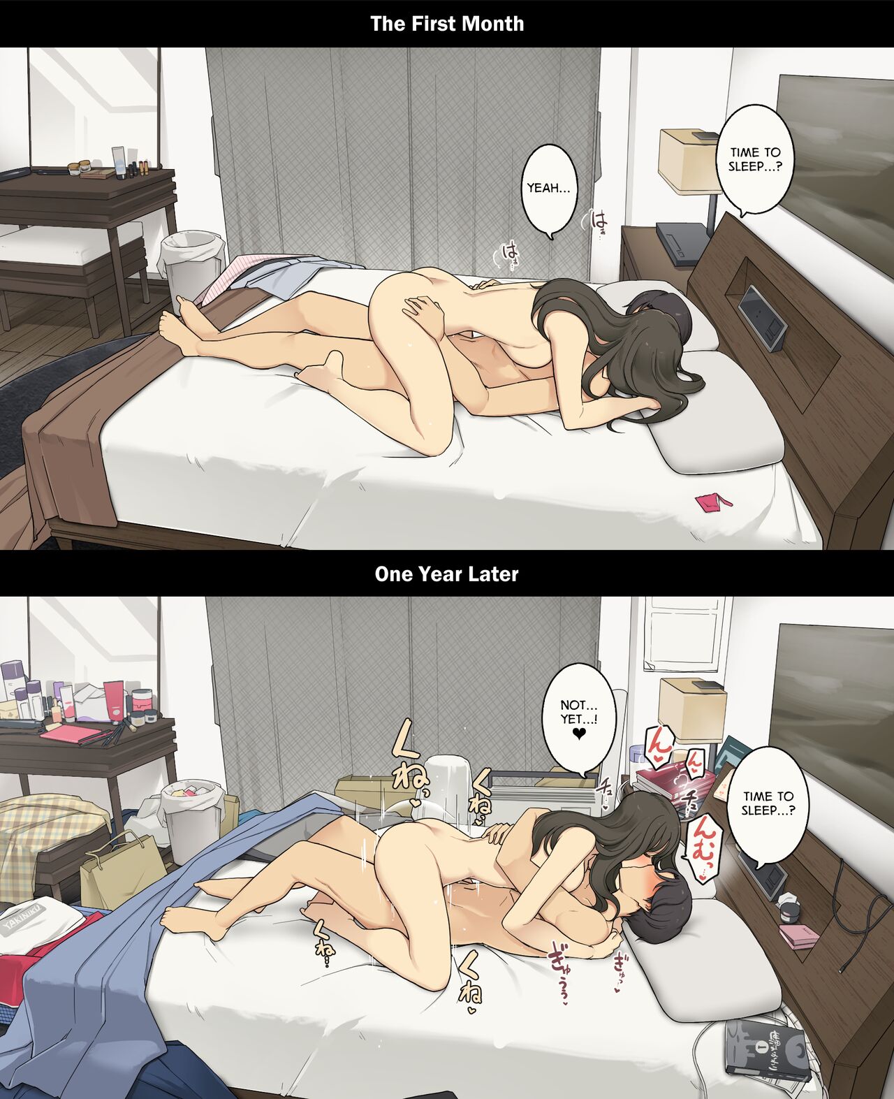 A Day in the Life of a Couple: Their First Month Living Together vs. One Year Later - Chapter 1 — Page 20