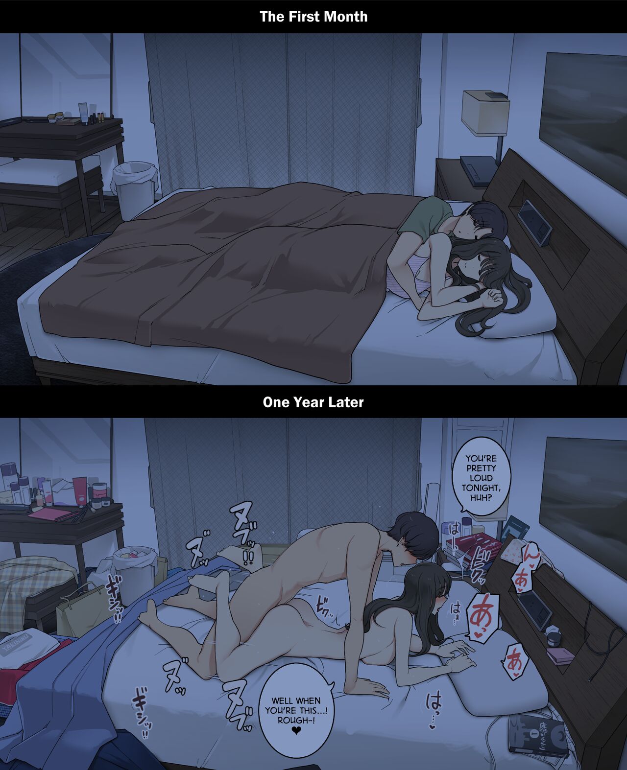 A Day in the Life of a Couple: Their First Month Living Together vs. One Year Later - Chapter 1 — Page 22