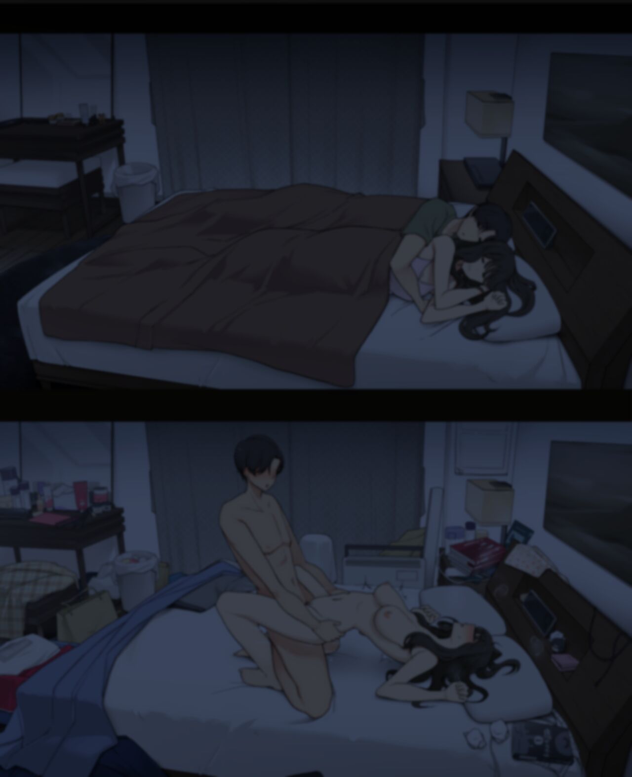 A Day in the Life of a Couple: Their First Month Living Together vs. One Year Later - Chapter 1 — Page 27