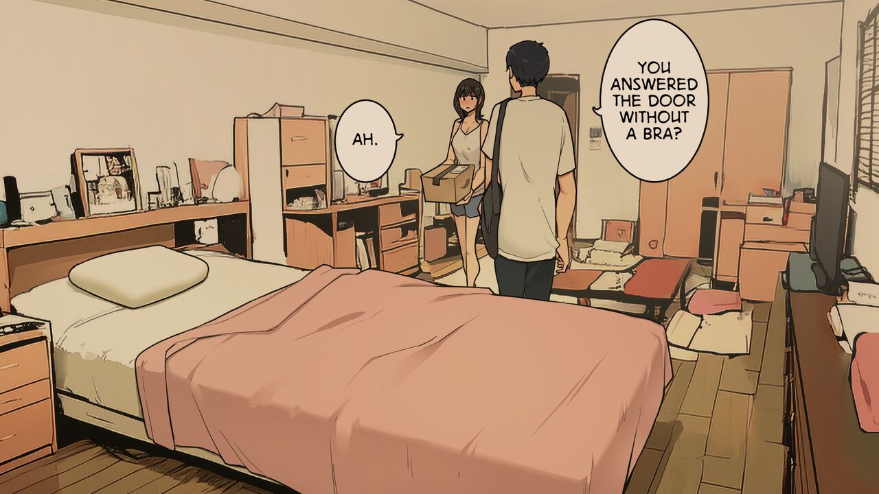 A Woman Whose Greetings to the Delivery Man Gradually Get Sloppier (+ Other Side) - Chapter 1 — Page 33