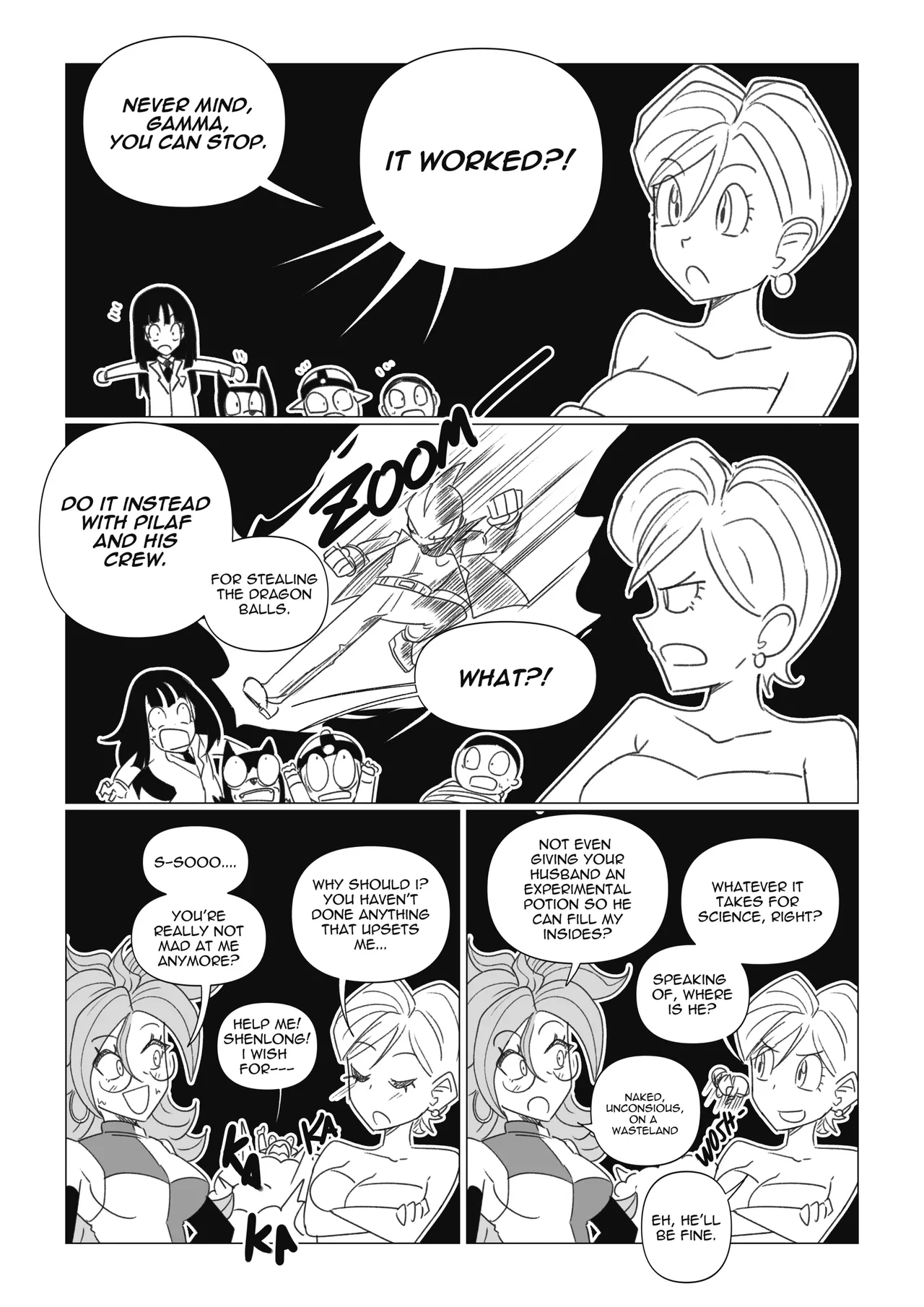 Science with the Z-Warriors! Ch. 1-3 (Dragon Ball Z) [Navietta] - Chapter 1 — Page 91