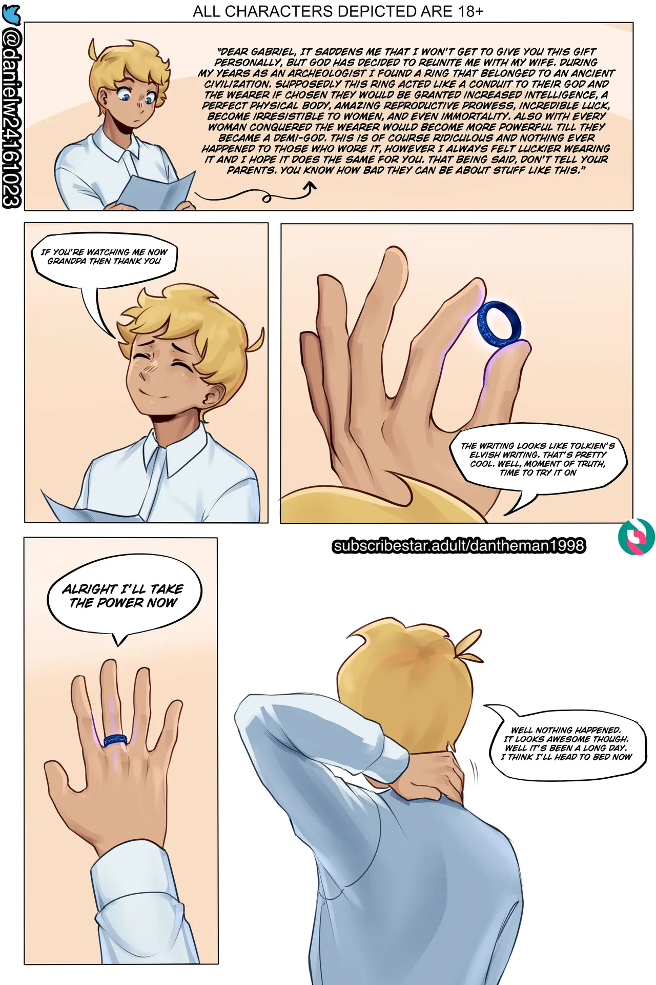 Ascension of an Erotic God Ch 1 [DanTheMan] - Chapter 1 — Page 6