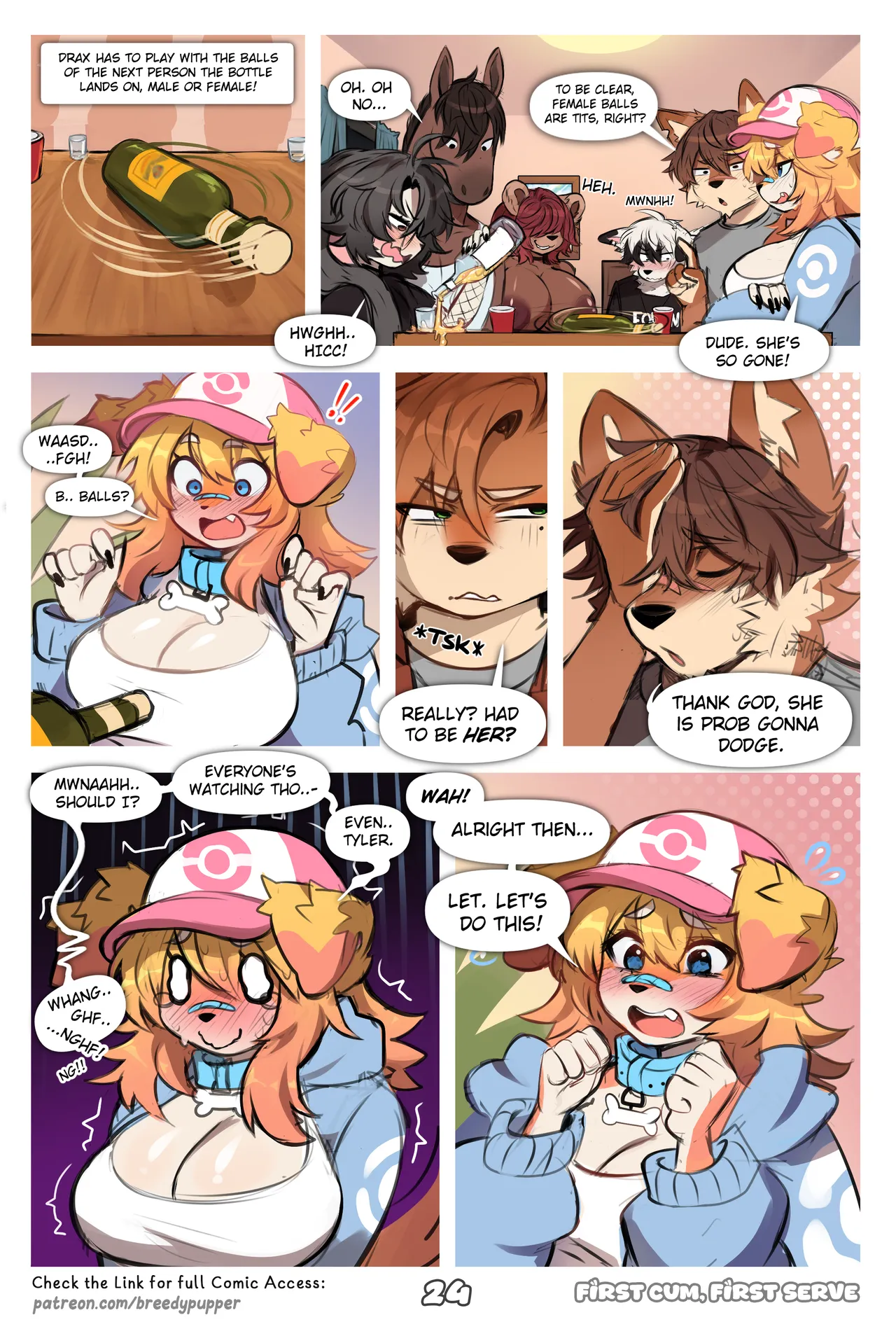 First Cum, First Serve! [Breedypupper] - Chapter 1 — Page 25