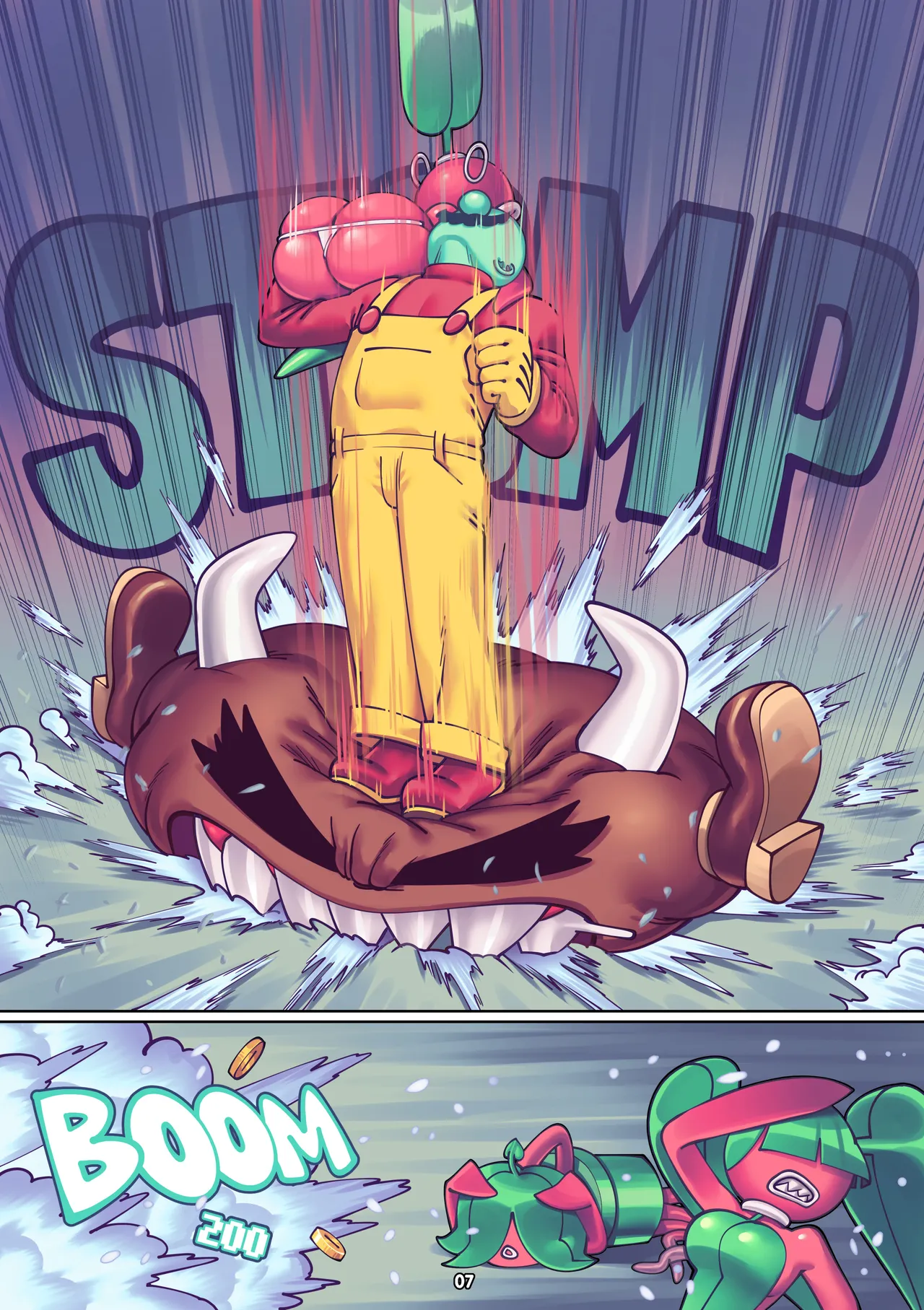 Plumber + Princess 3 (Super Mario Bros.) [+extras] [Supersatanson] - Chapter 1 — Page 9