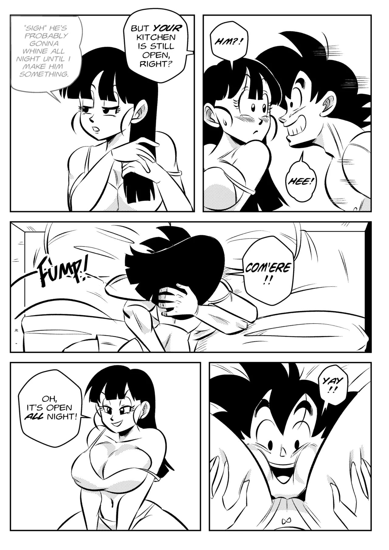 7 Days of GoChi (Dragon Ball) [FunsexyDB] - Chapter 1 — Page 33