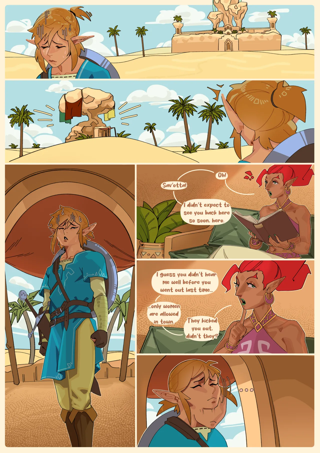The Legend of Zelda - Forbidden Town -WIP- [GekkoNSFW] - Chapter 1 — Page 4