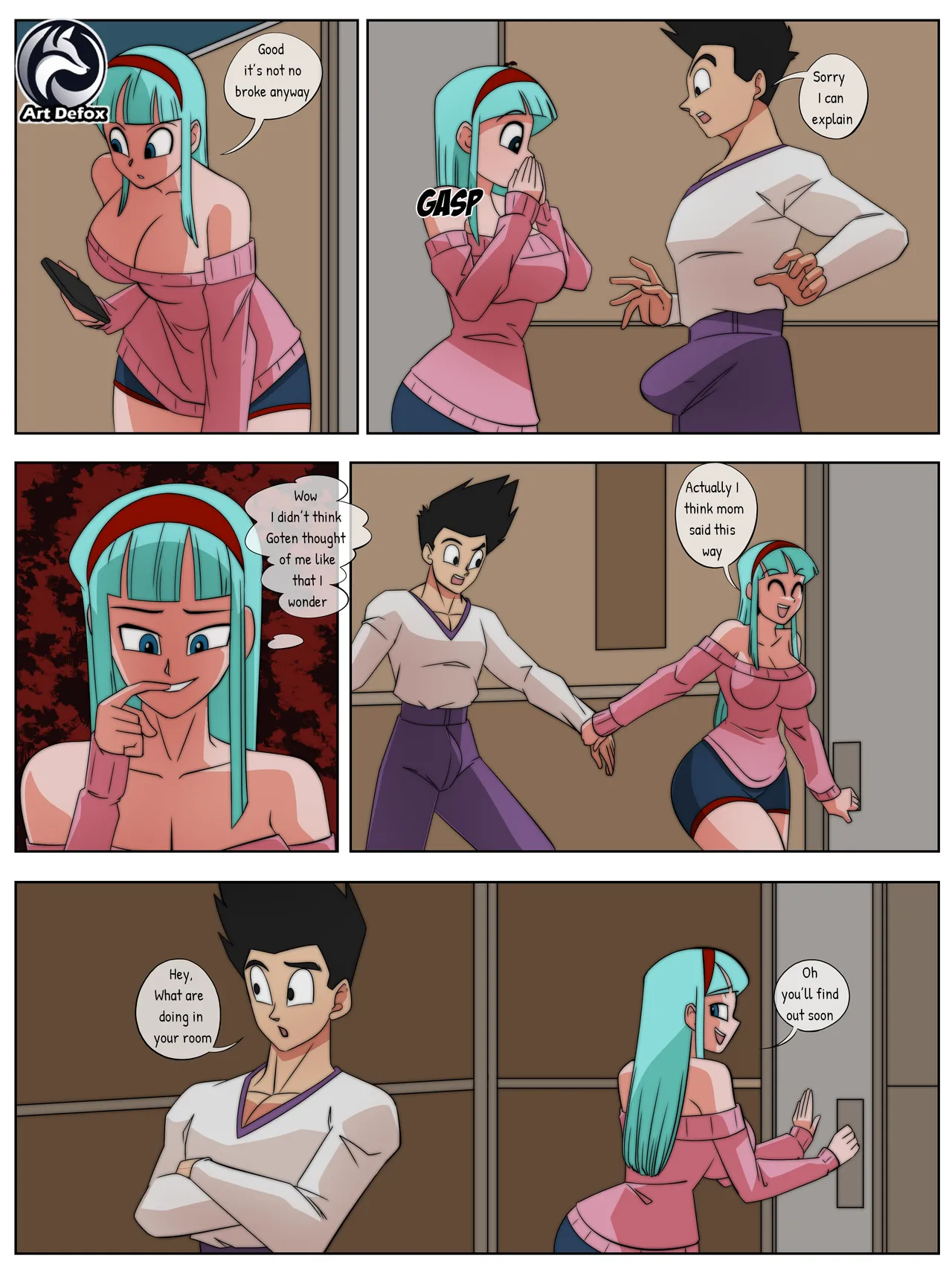 Capsule Corporation Sleepover (Dragon Ball GT) [Artdefox] - Chapter 1 — Page 19