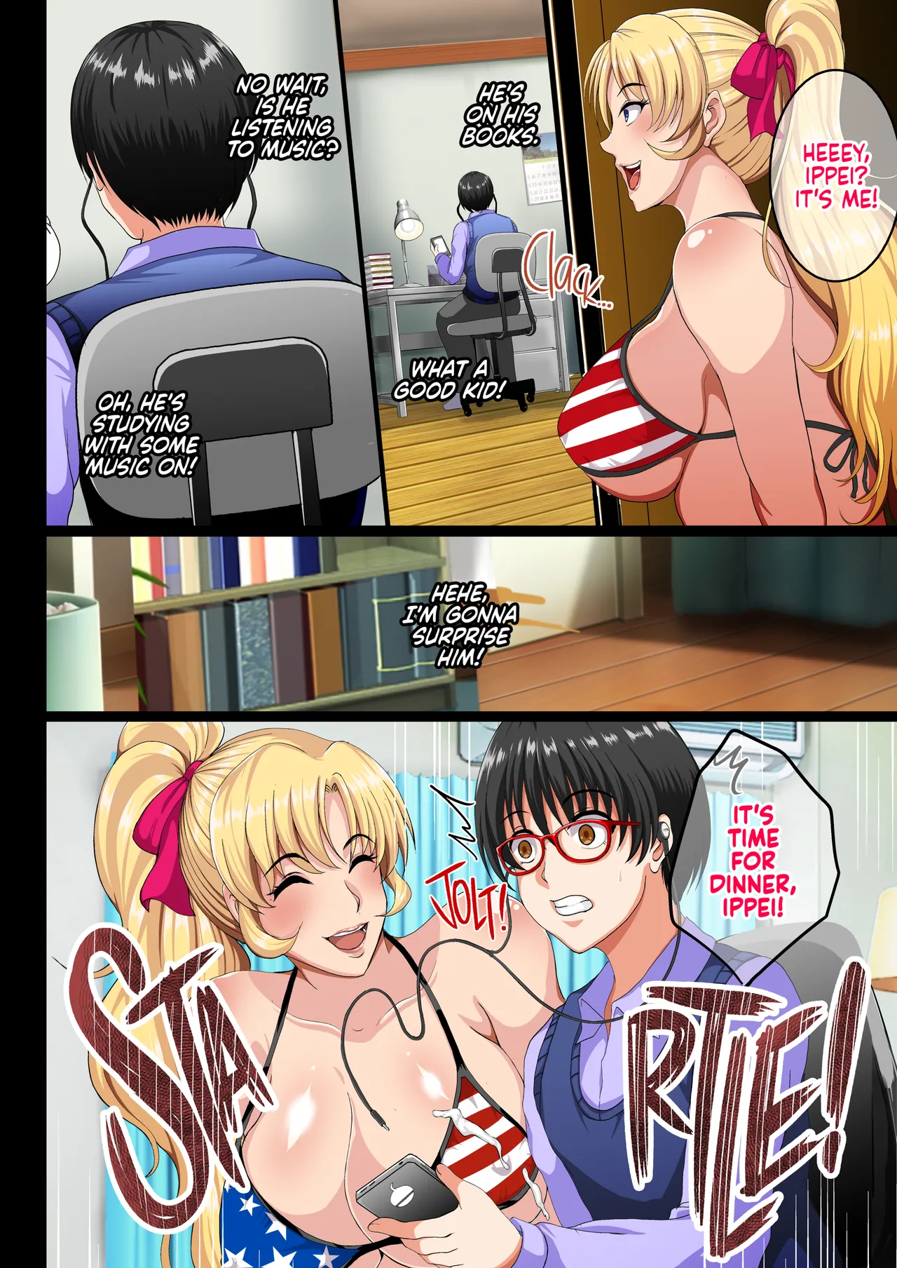 Blond Sister-in-Law NTR [Shouchuu MAC] - Chapter 1 — Page 9