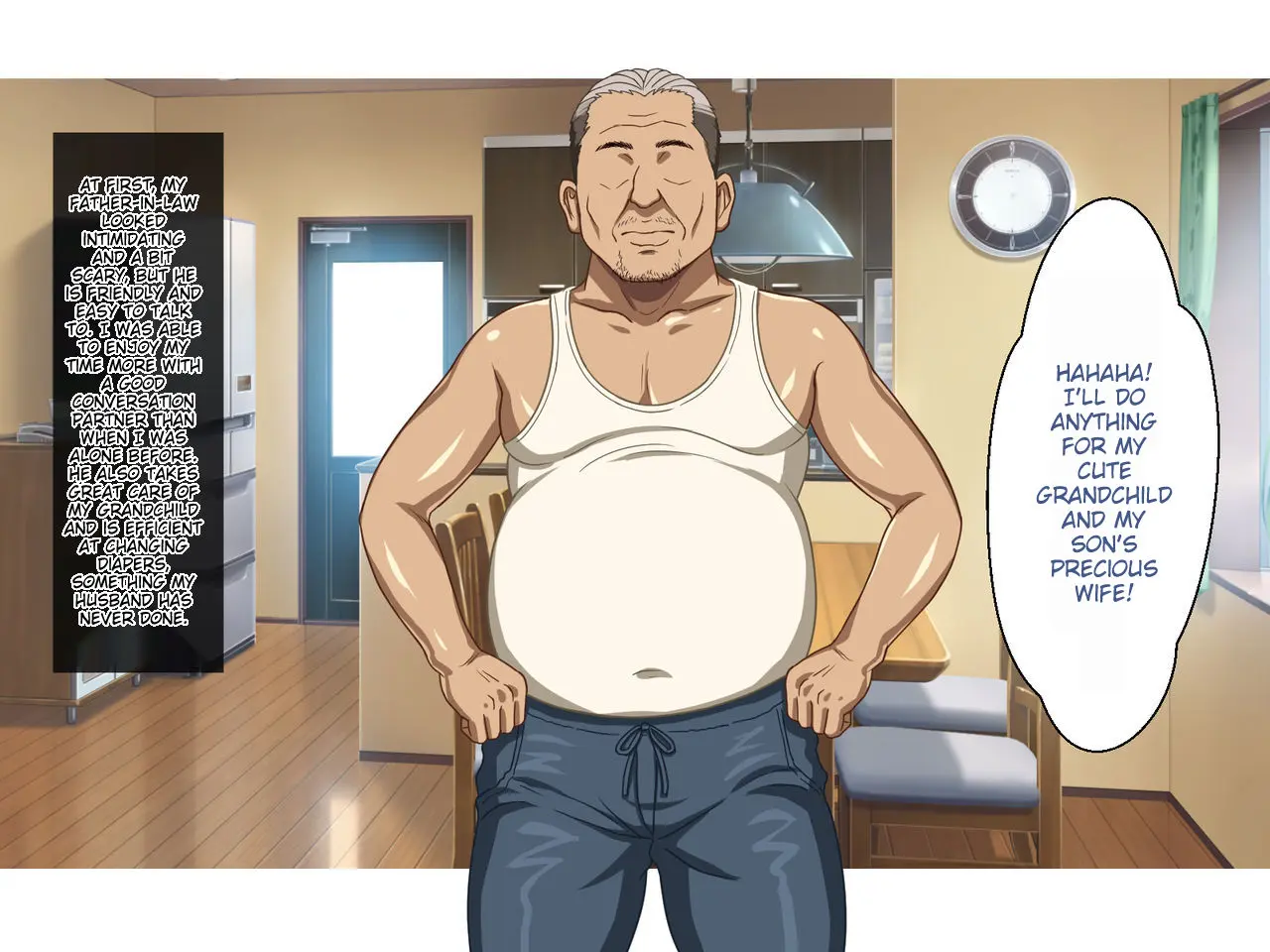 Hairanbi no Hatsujou Tsuma wa Gifu to Tanetsuke Koubi suru | Milf falls in love with Father-in-law - Chapter 1 — Page 12
