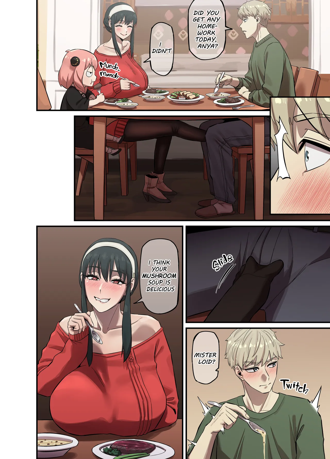 CRAZY SEX LIFE OF THE FORGER FAMILY (SPY X FAMILY) [AKAIMELON] - Chapter 1 — Page 8