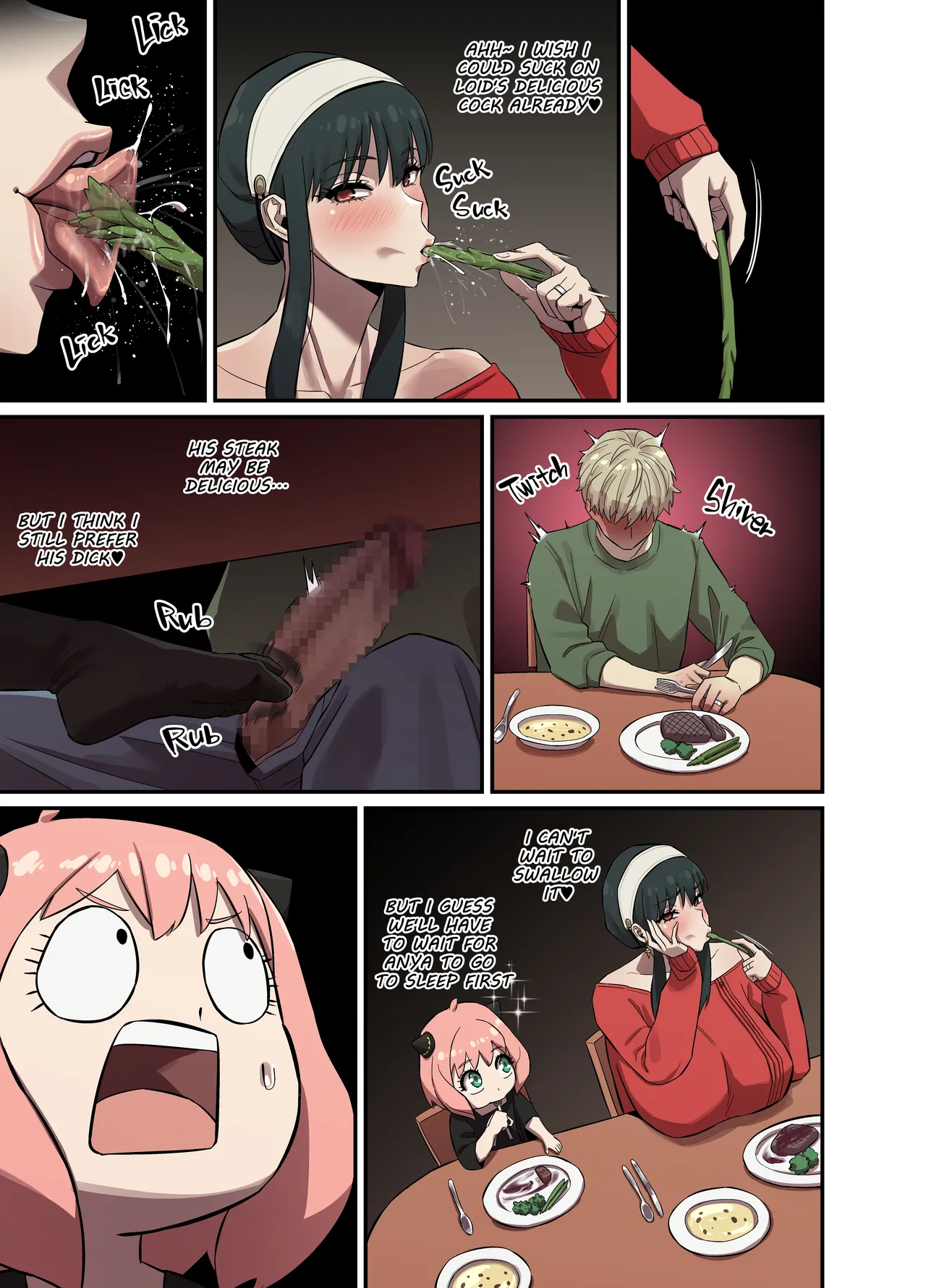 CRAZY SEX LIFE OF THE FORGER FAMILY (SPY X FAMILY) [AKAIMELON] - Chapter 1 — Page 9