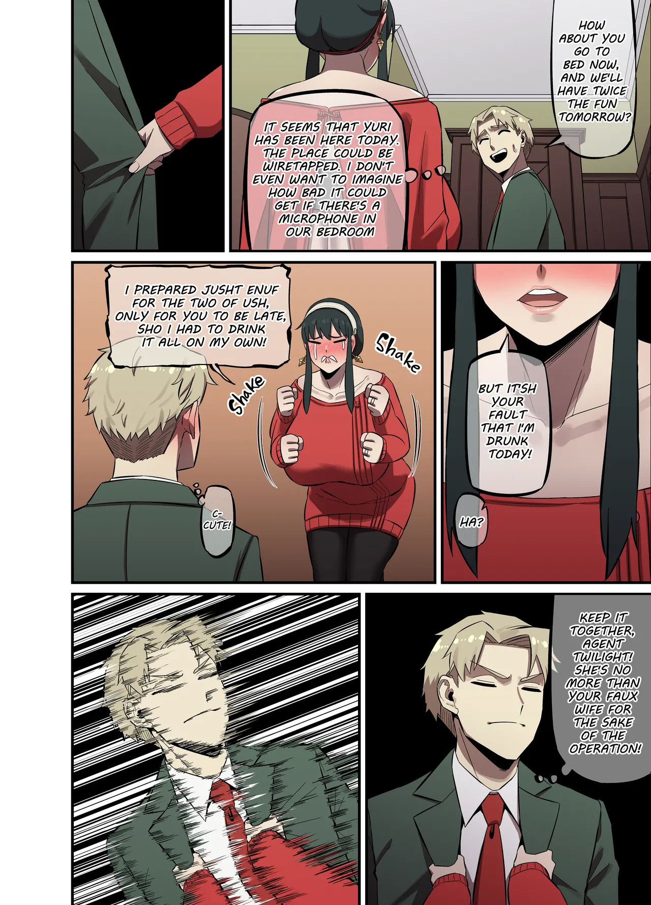 CRAZY SEX LIFE OF THE FORGER FAMILY (SPY X FAMILY) [AKAIMELON] - Chapter 1 — Page 23
