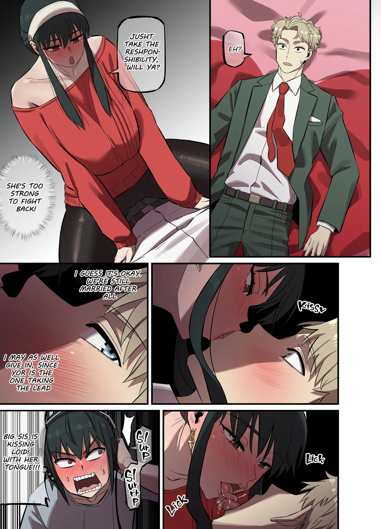 CRAZY SEX LIFE OF THE FORGER FAMILY (SPY X FAMILY) [AKAIMELON] - Chapter 1 — Page 24