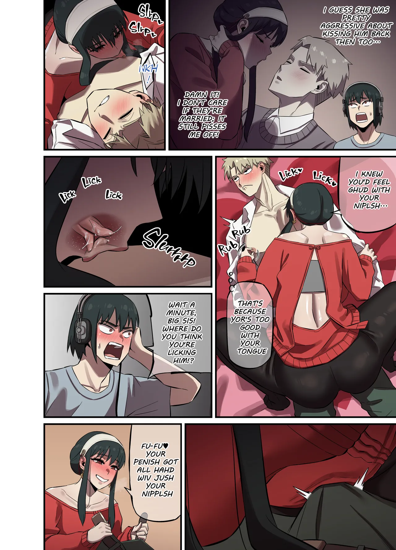 CRAZY SEX LIFE OF THE FORGER FAMILY (SPY X FAMILY) [AKAIMELON] - Chapter 1 — Page 25