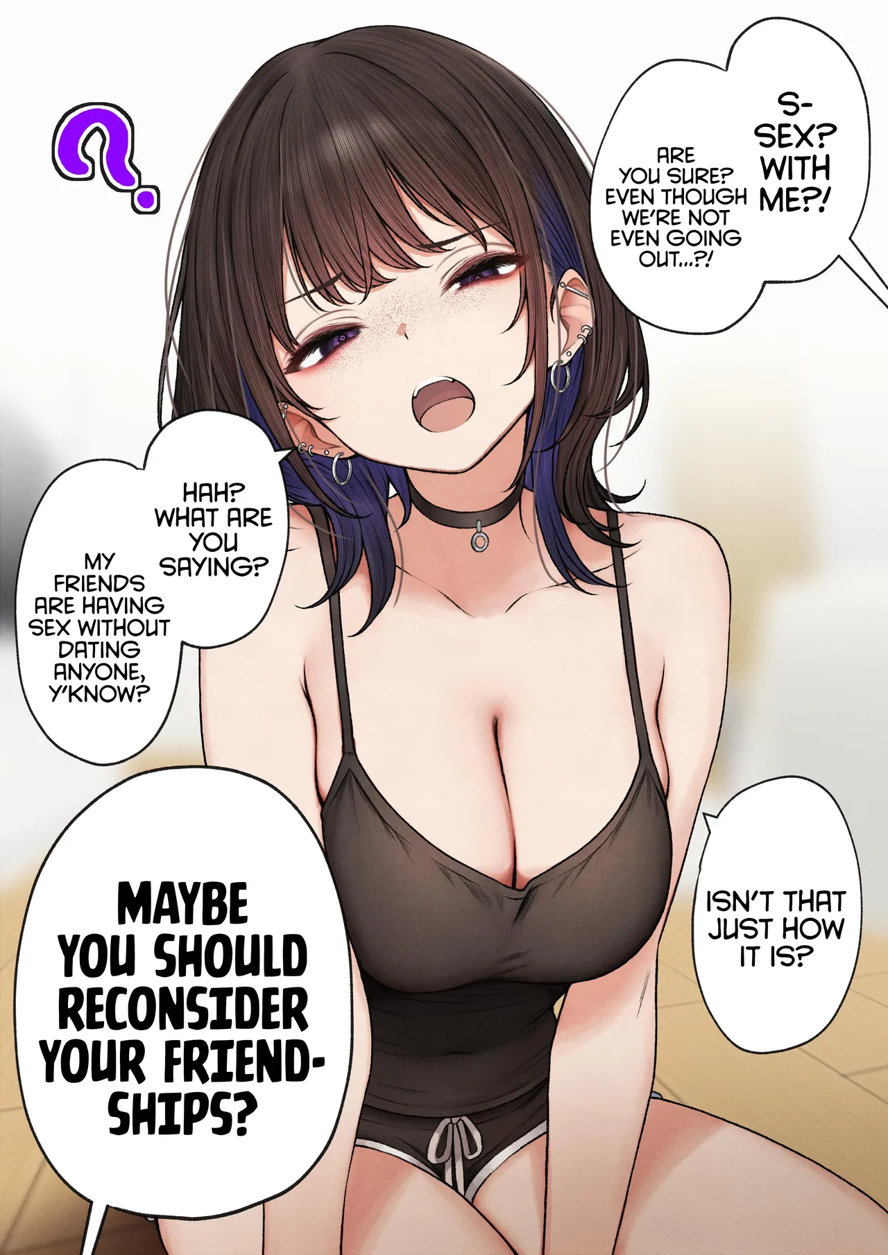 The story of how my bedroom became my gyaru childhood friend's fuck-room [SigMart (SigMa)] - Chapter 1 — Page 13