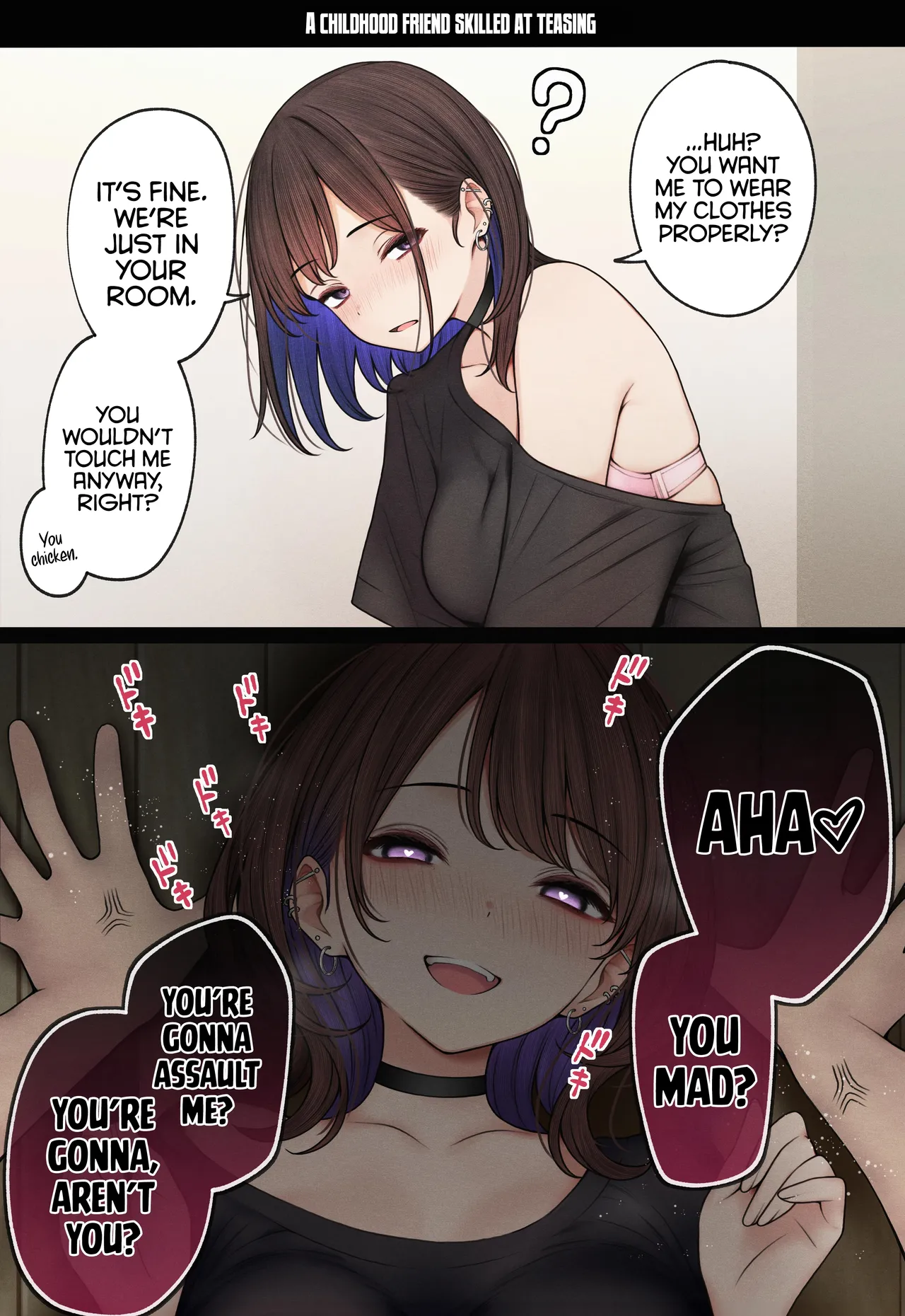 The story of how my bedroom became my gyaru childhood friend's fuck-room [SigMart (SigMa)] - Chapter 1 — Page 64