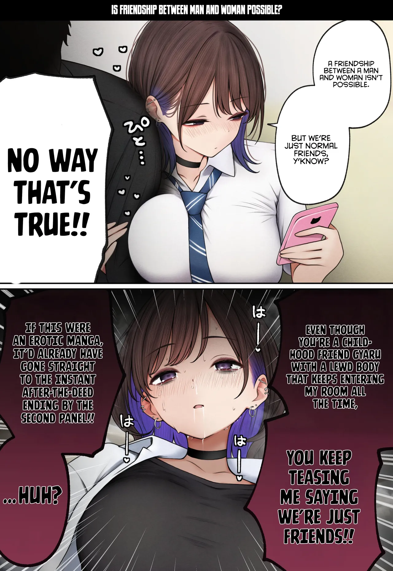 The story of how my bedroom became my gyaru childhood friend's fuck-room [SigMart (SigMa)] - Chapter 1 — Page 74