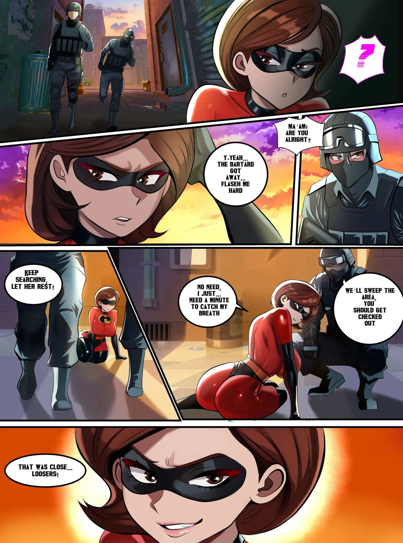 Elastigirl's Mistake (The Incredibles) [Charuzart] - Chapter 1 — Page 6