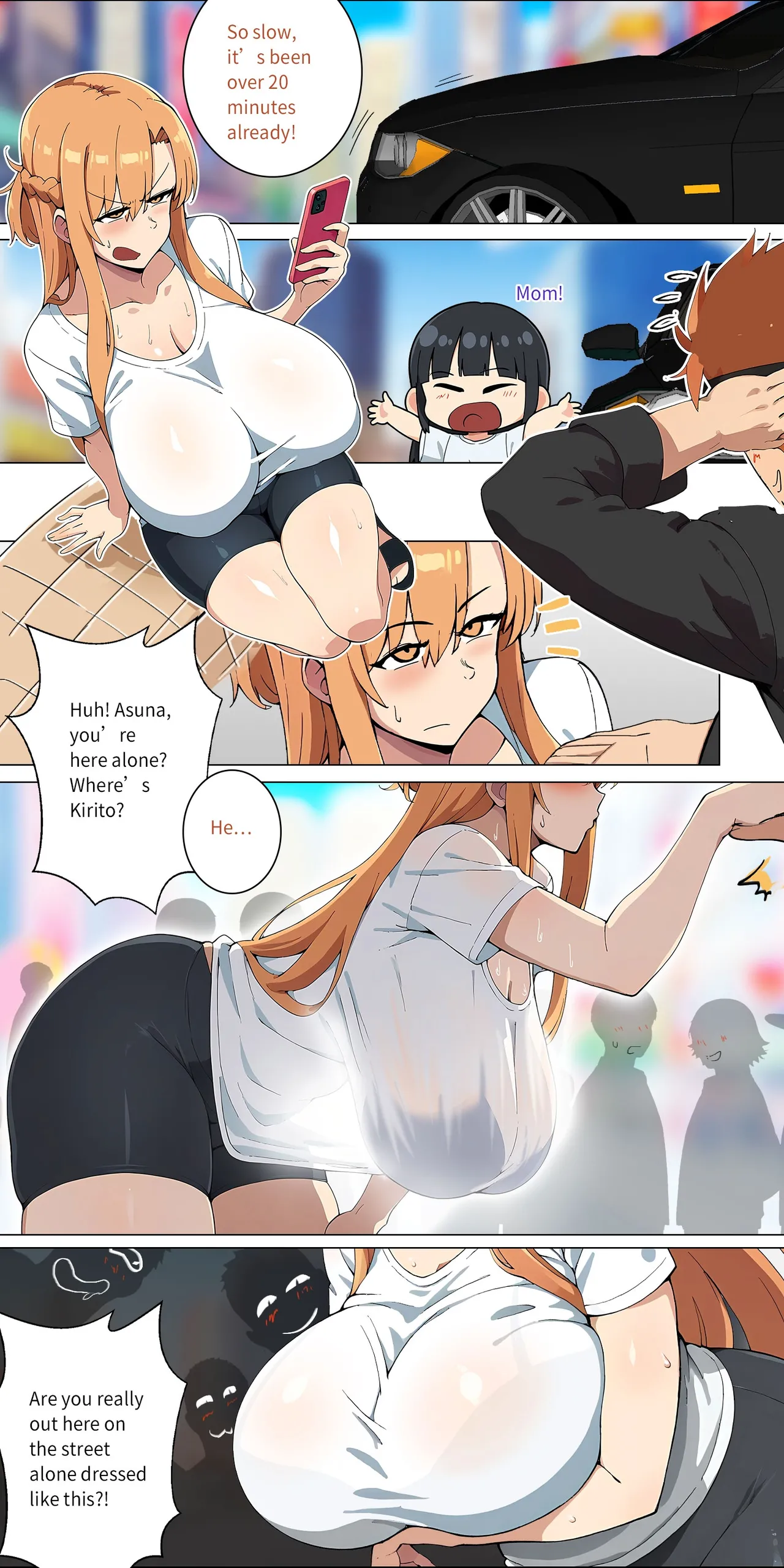 Asuna Family NTR (Sword Art Online) [Zhi Yitiaomiao) - Chapter 1 — Page 143