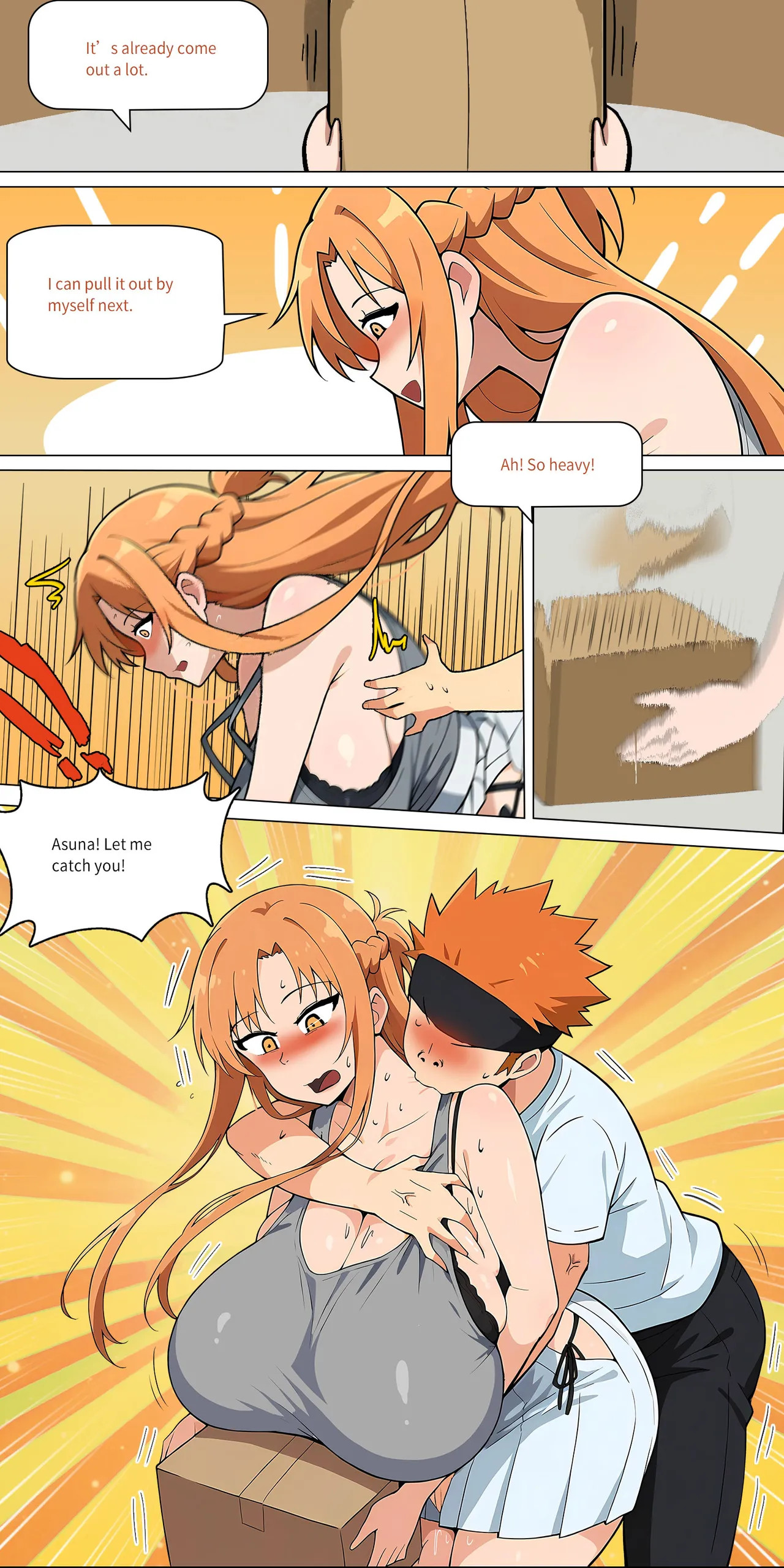 Asuna Family NTR (Sword Art Online) [Zhi Yitiaomiao) - Chapter 1 — Page 375
