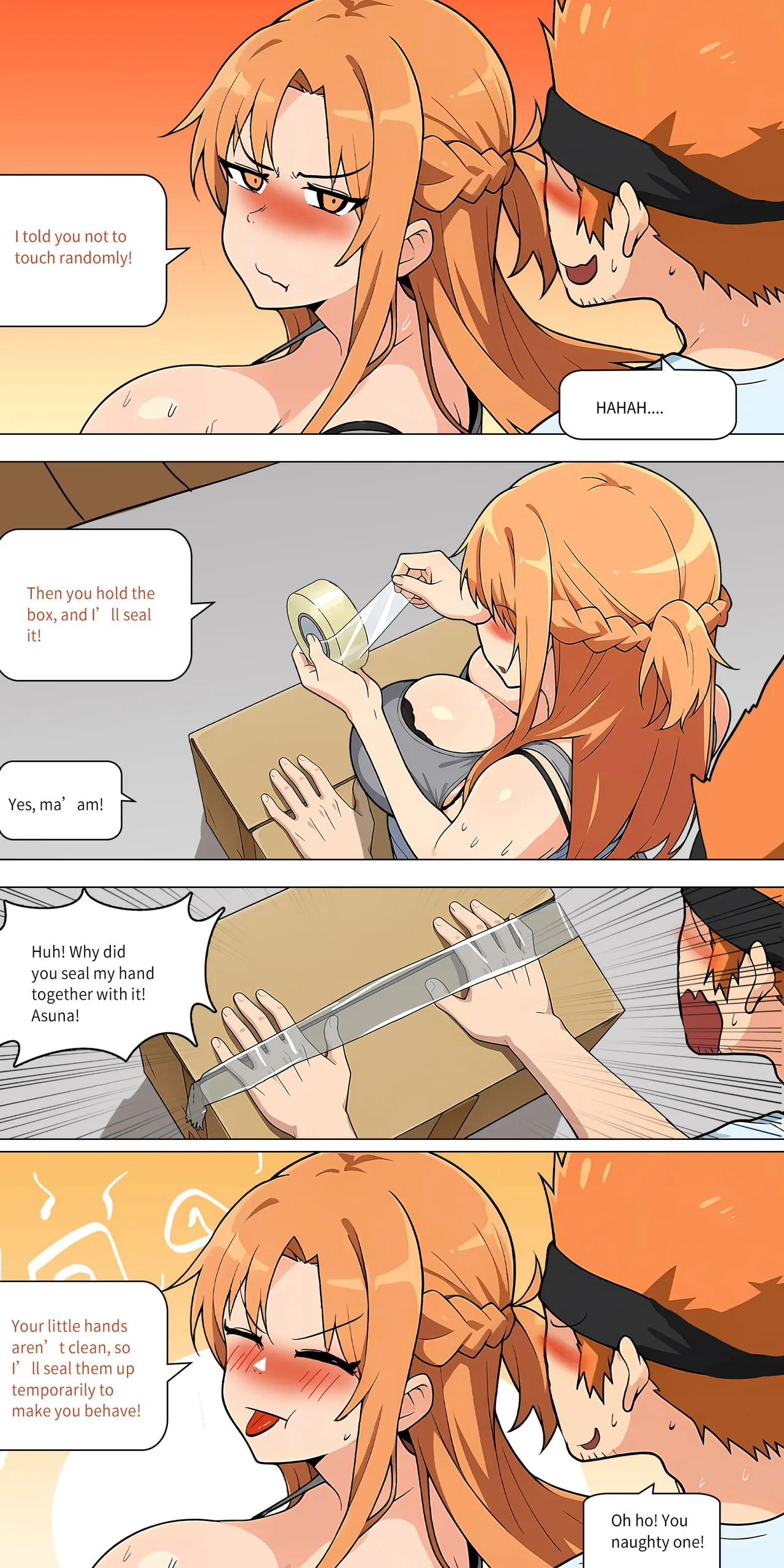 Asuna Family NTR (Sword Art Online) [Zhi Yitiaomiao) - Chapter 1 — Page 378