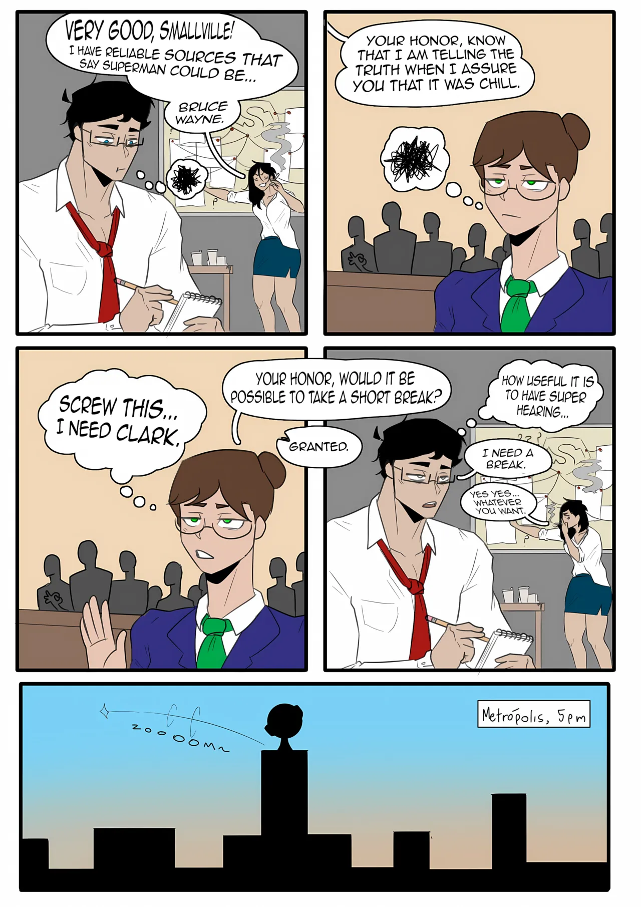 Jenny & Clark: My Sexual Adventures with Superman (Superman & Hulk) [Tinkybox] - Chapter 1 — Page 49