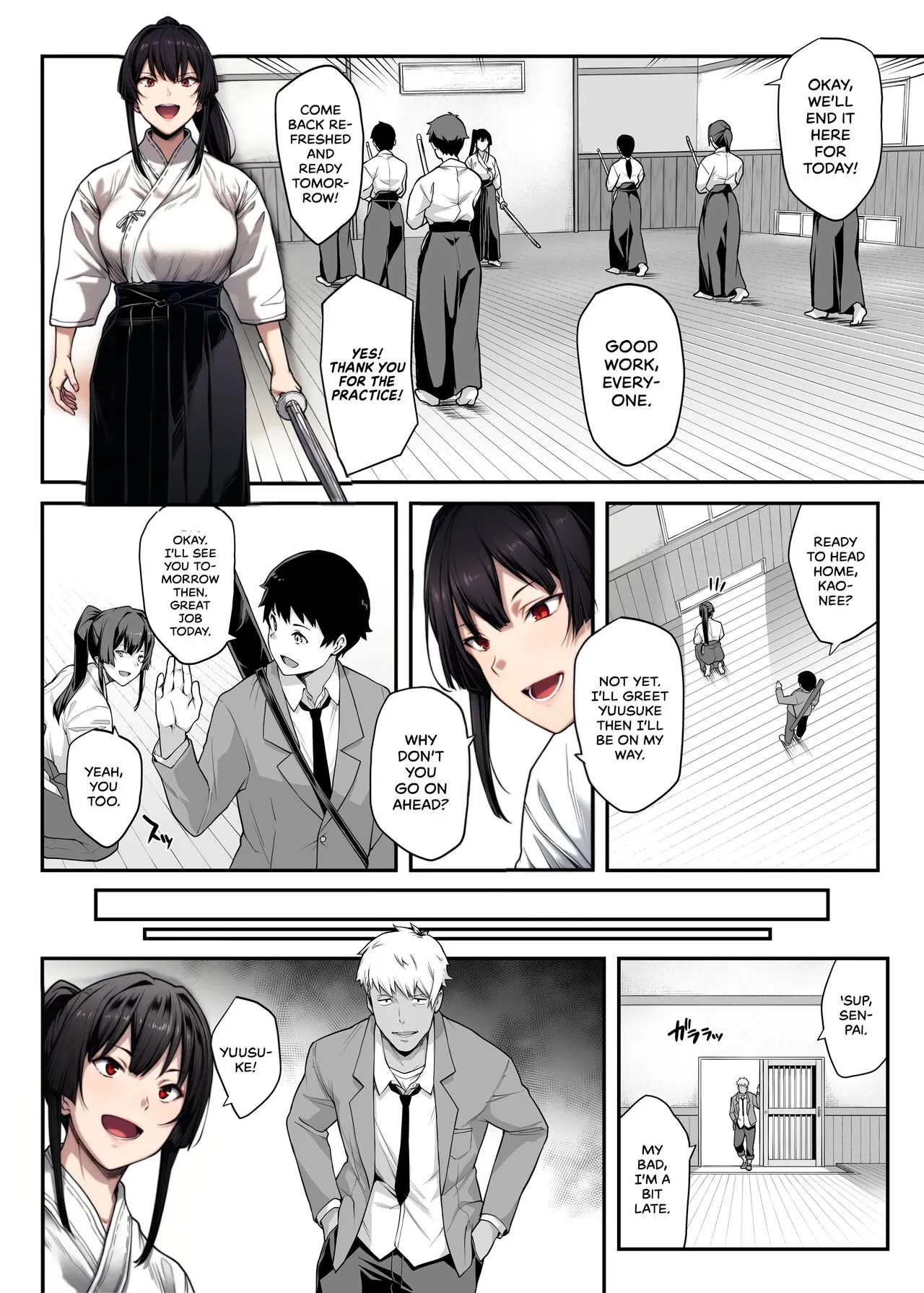 My Childhood Crush, the Fierce and Beautiful Kendo Club Captain, Would Never Fall for a Fuckboy [Kaedeko] - Chapter 1 — Page 15
