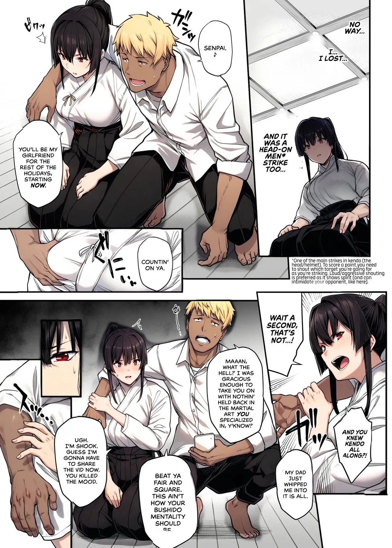 My Childhood Crush, the Fierce and Beautiful Kendo Club Captain, Would Never Fall for a Fuckboy [Kaedeko] - Chapter 1 — Page 20