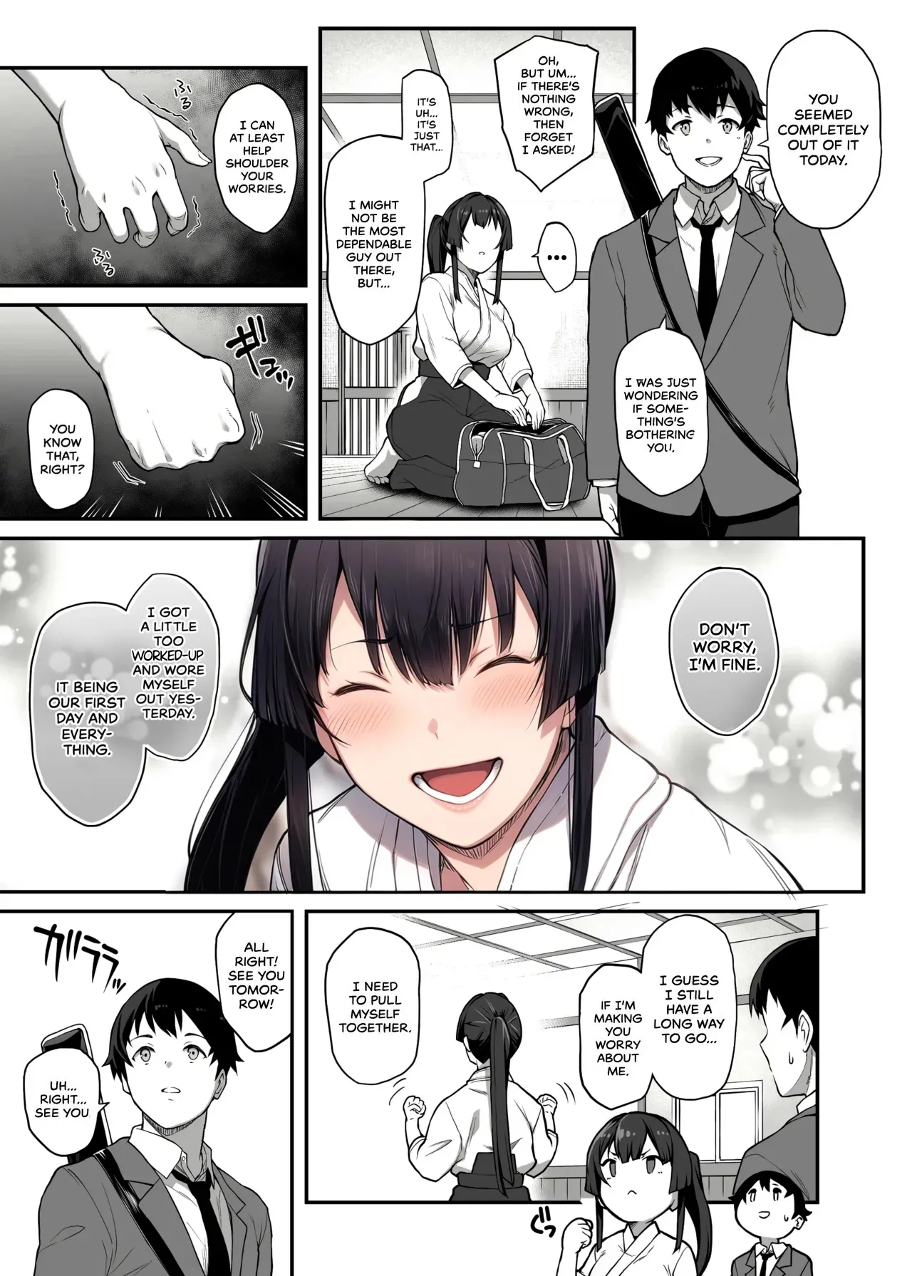My Childhood Crush, the Fierce and Beautiful Kendo Club Captain, Would Never Fall for a Fuckboy [Kaedeko] - Chapter 1 — Page 30